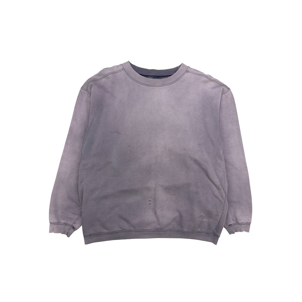 Vintage VINTAGE THRASHED FADED PURPLE SWEATSHIRT Size US XL / EU 56 / 4 - 1 Thumbnail