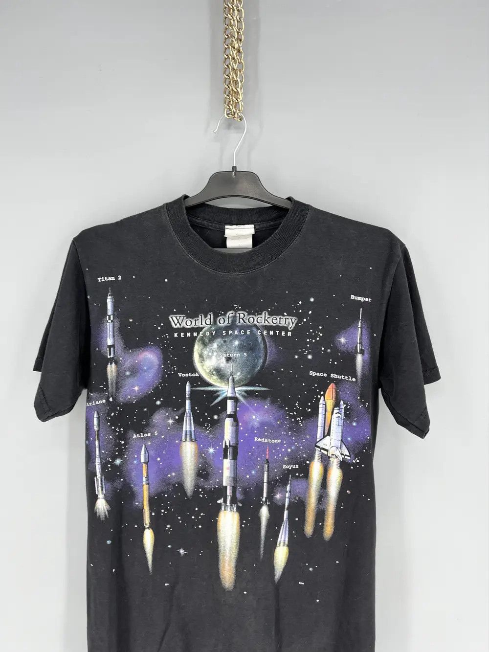 Vintage Vintage Art Unlimited NASA Space World of Rocketry Size US S / EU 44-46 / 1 - 7 Thumbnail