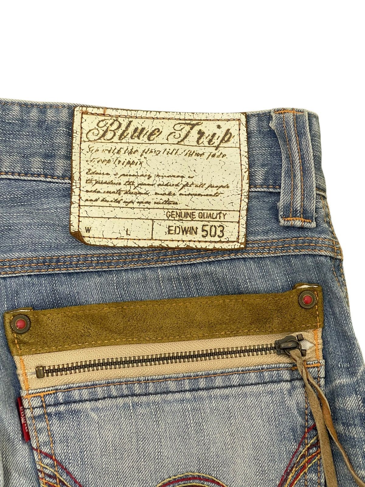 Edwin Flare Jeans Edwin Native Faded Boot Cut Chrome Hearts 2🟦7 Size US 32 / EU 48 - 9 Thumbnail