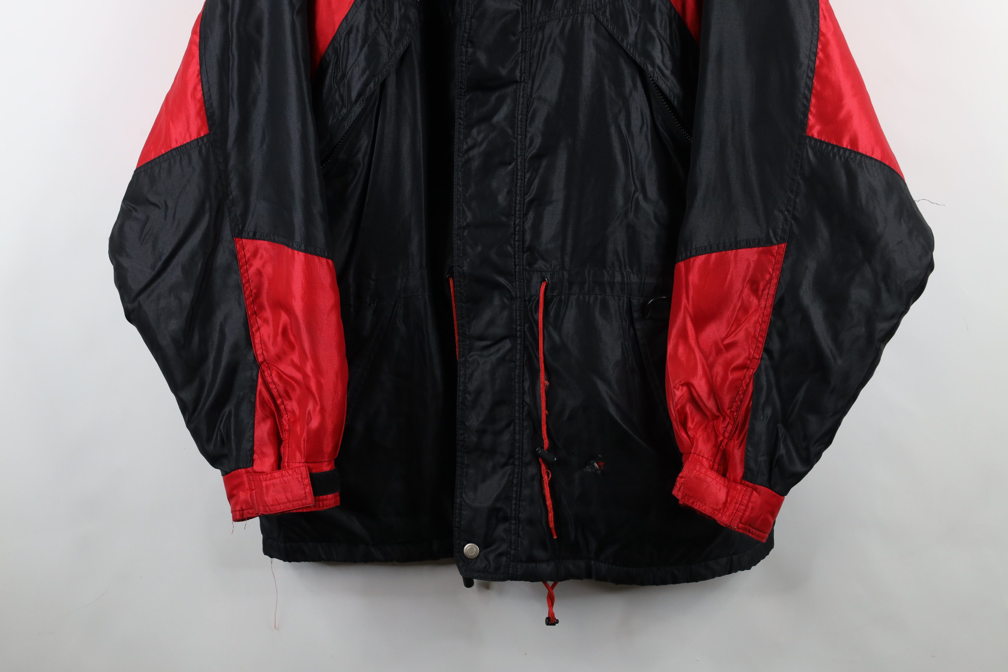 Marlboro × Vintage Vintage 90s Marlboro Block Full Zip Parka Jacket Hooded Size US XL / EU 56 / 4 - 3 Thumbnail