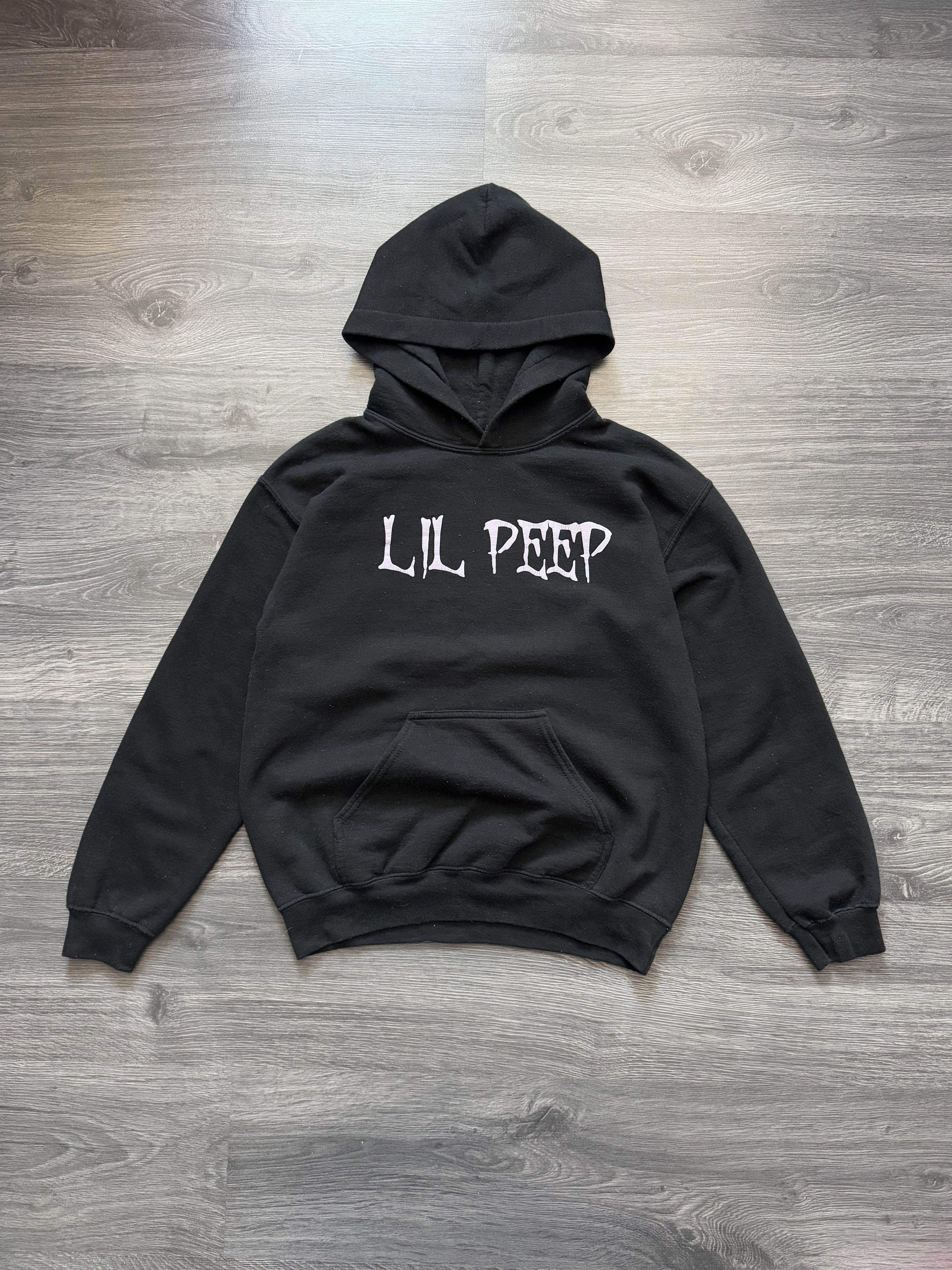 LIL PEEP Lil Peep Black OG Skeleton Hoodie Grailed