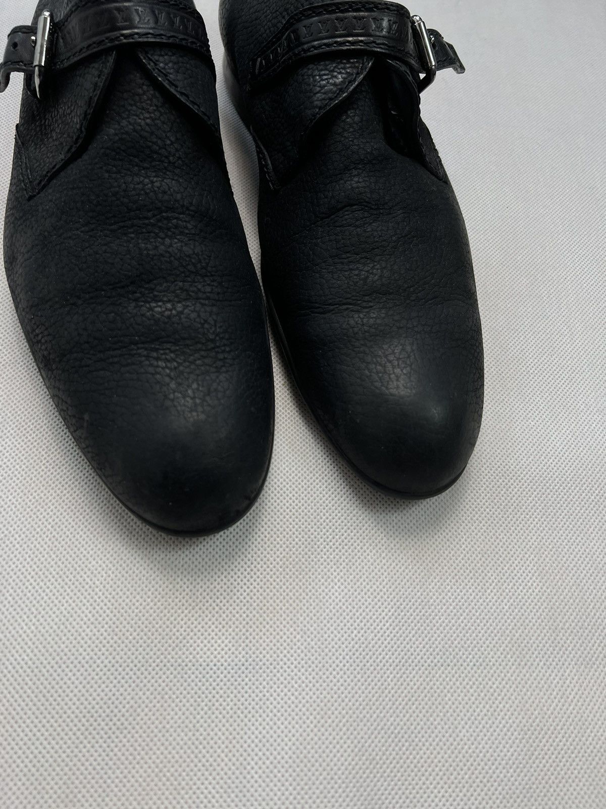 Louis Vuitton Leather Shoes Louis Vuitton Mens Black Oxford Monk Strap Size US 9.5 / EU 42-43 - 4 Thumbnail