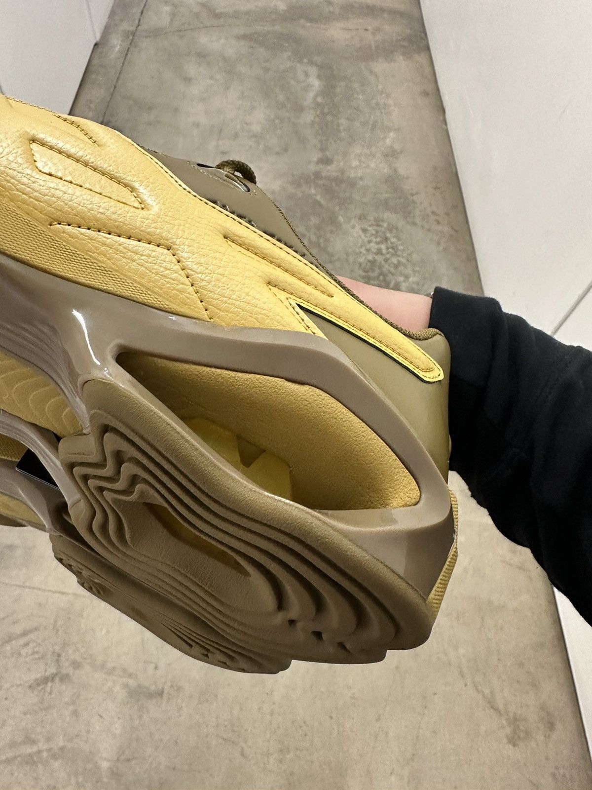Asics × Kiko Kostadinov ASICS, kiko kostadinov. Yellow mixed material runners. Size US 12 / EU 45 - 6 Thumbnail