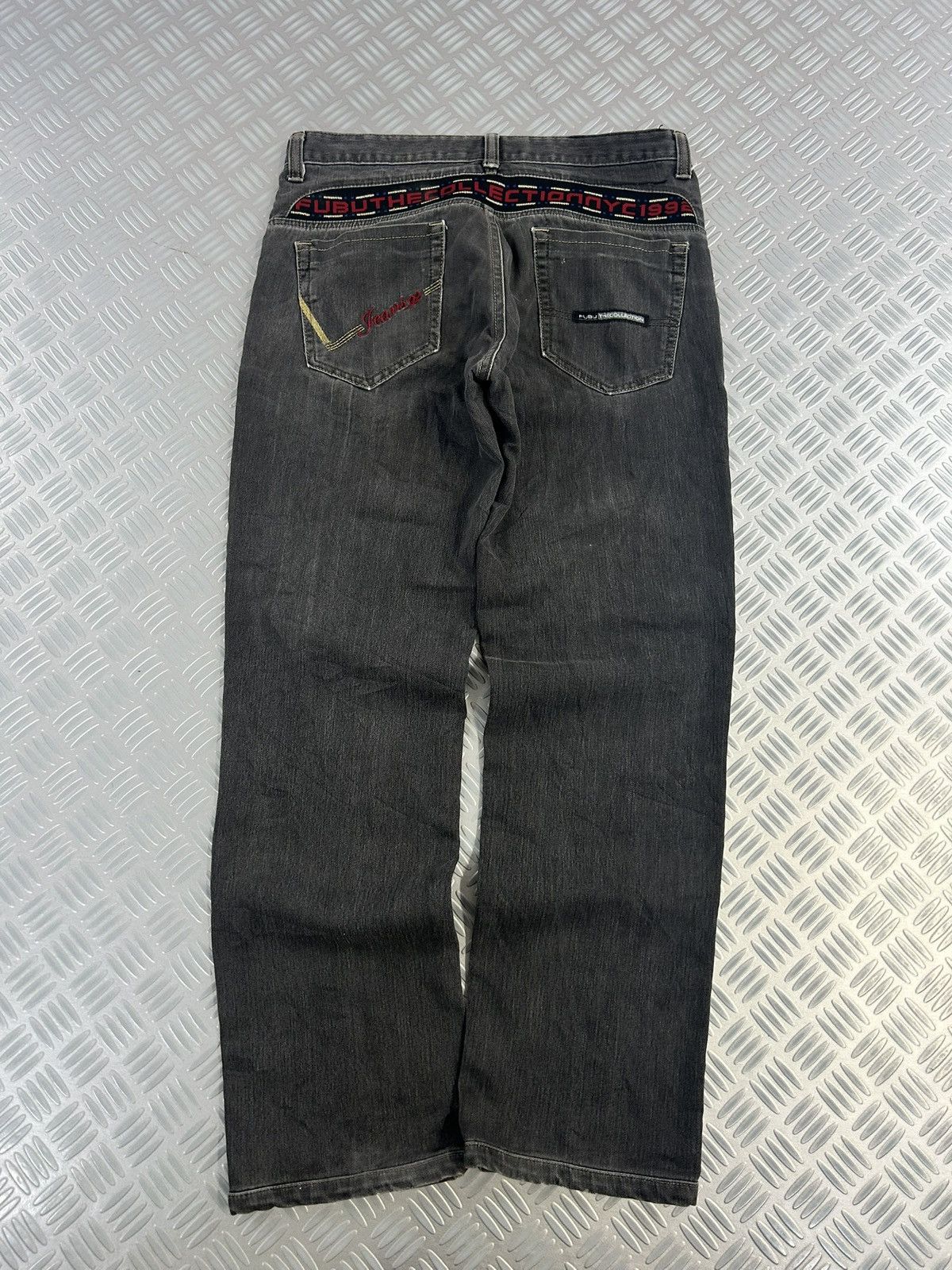 Fubu × Vintage Vintage hiphop black relaxed fubu jeans embroidered 2000’s Size US 30 / EU 46 - 1 Thumbnail
