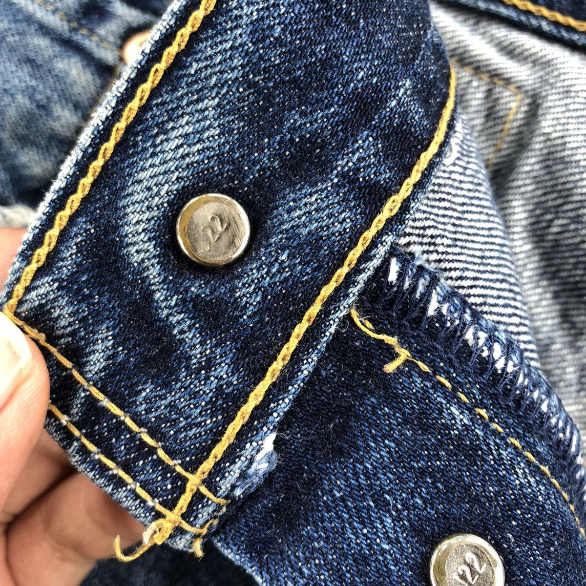 Levi's Vintage Levi's 702 Big E Selvedge Denim Pants Size US 33 - 8 Thumbnail