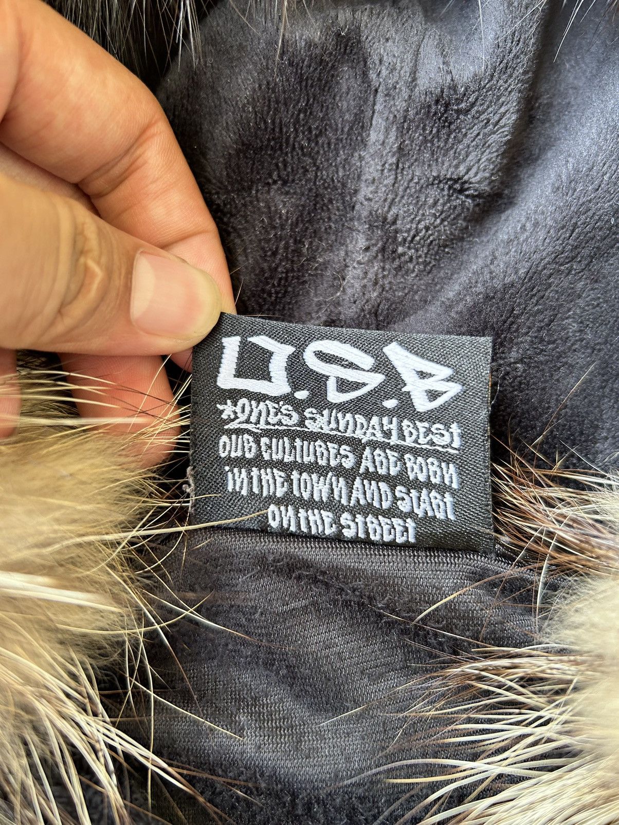 20471120 OSB Fur hoodie velvet poem zip style Ifsixwasnine lgb Size US L / EU 52-54 / 3 - 11 Thumbnail
