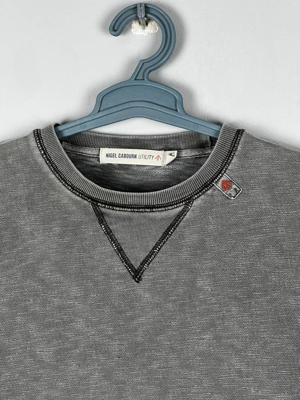 Nigel Cabourn Nigel Cabourn Utility Stone Wash Grey Army Sweatshirt Size US S / EU 44-46 / 1 - 4 Thumbnail