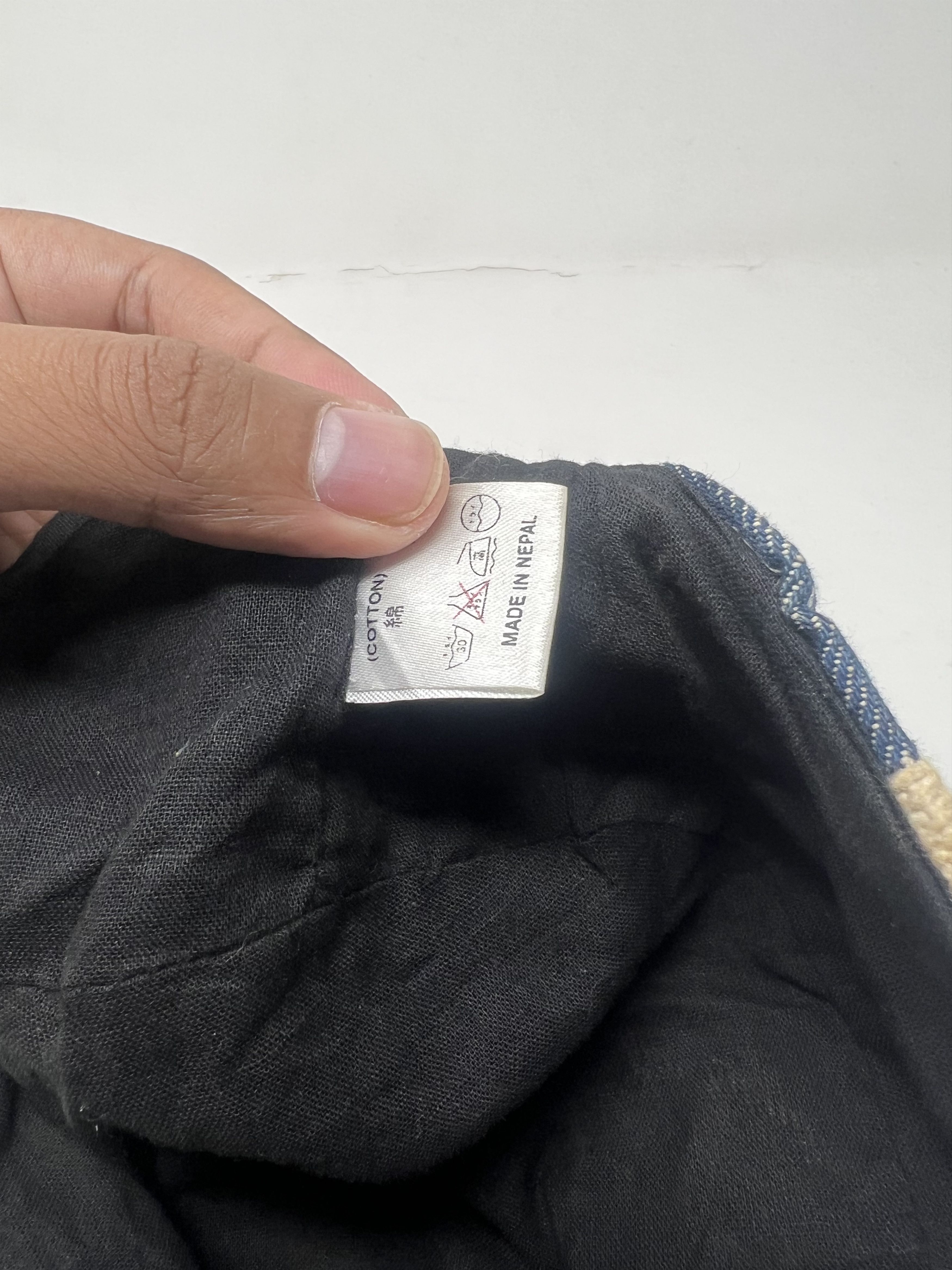 Japanese Brand Patchwork Indigo Sashiko Hat Size ONE SIZE - 17 Thumbnail