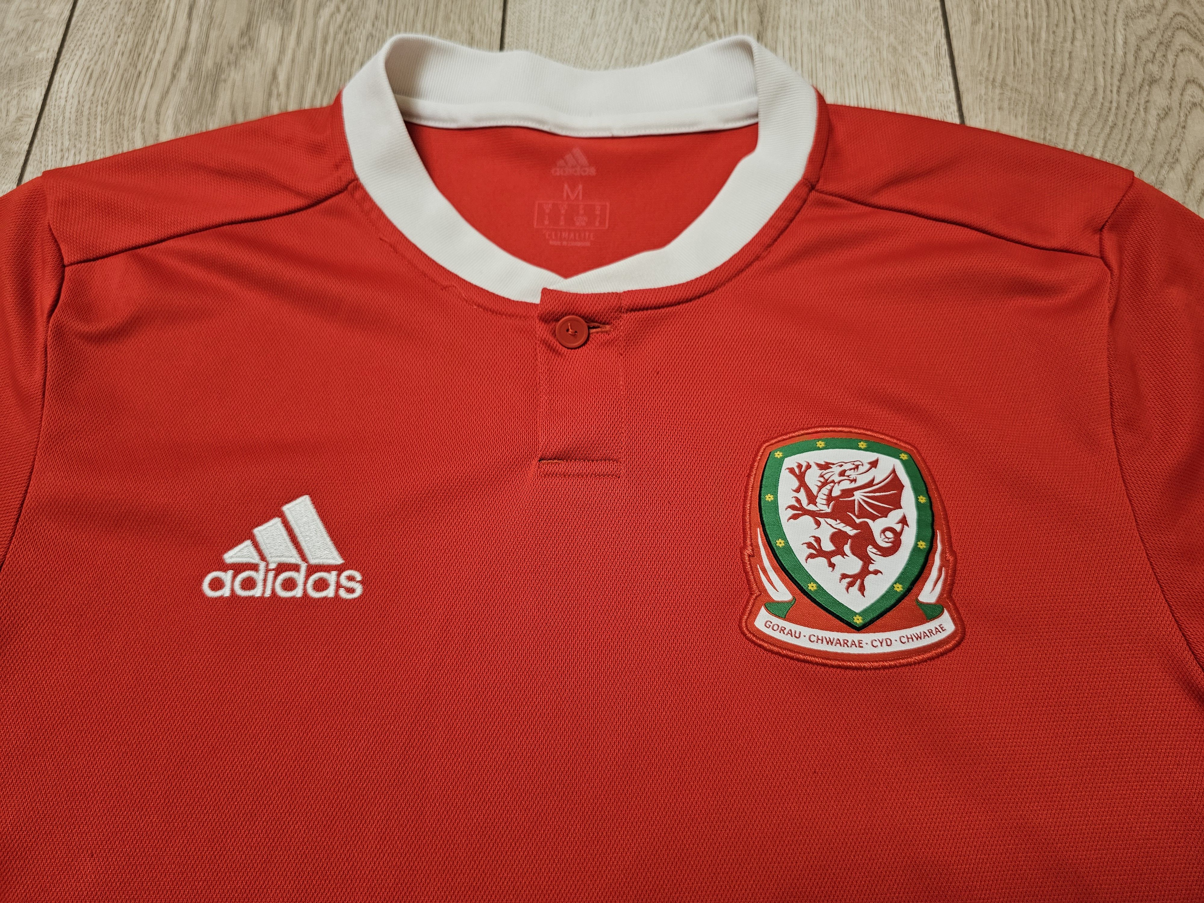 Adidas × All Sport WALES 2018 2020 HOME FOOTBALL SHIRT SOCCER JERSEY Size US M / EU 48-50 / 2 - 3 Thumbnail