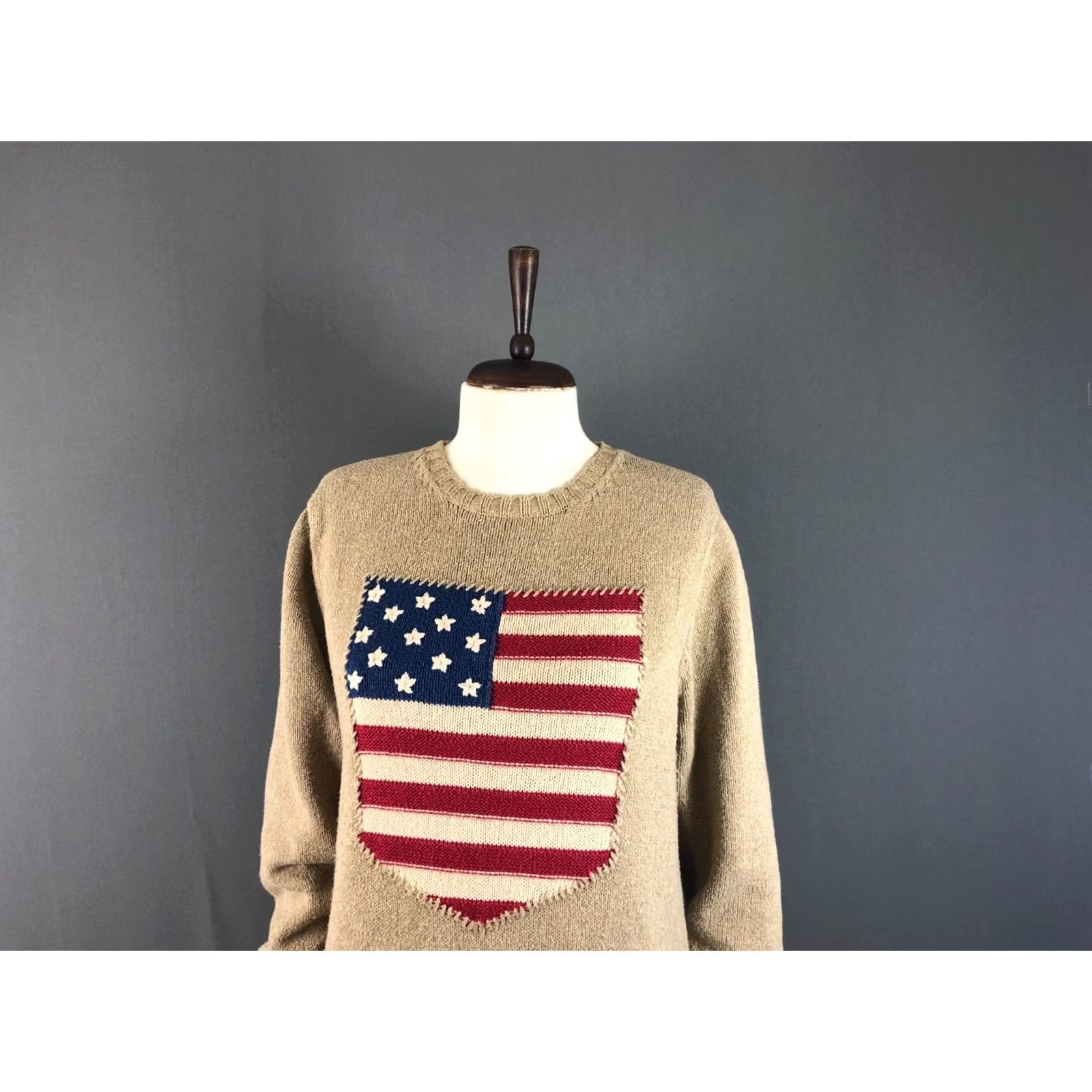 Gant GANT US Flag Pullover Cotton Women S Brown Sweater Size S / US 4 / IT 40 - 4 Thumbnail