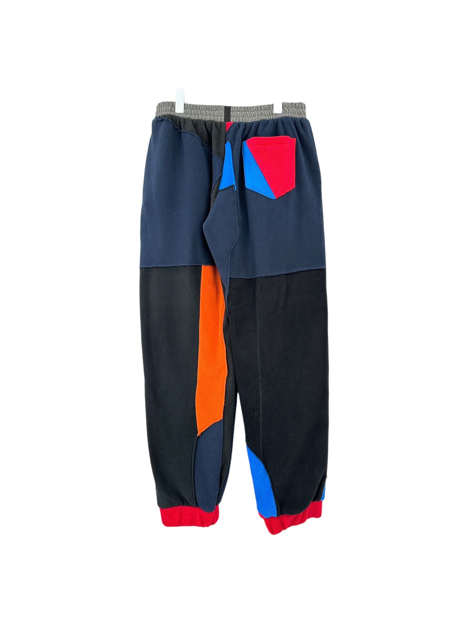 Bethany Williams NWT AW20 Multicolor "NRPF" Recycled Fleece Joggers Size US 29 - 2 Thumbnail