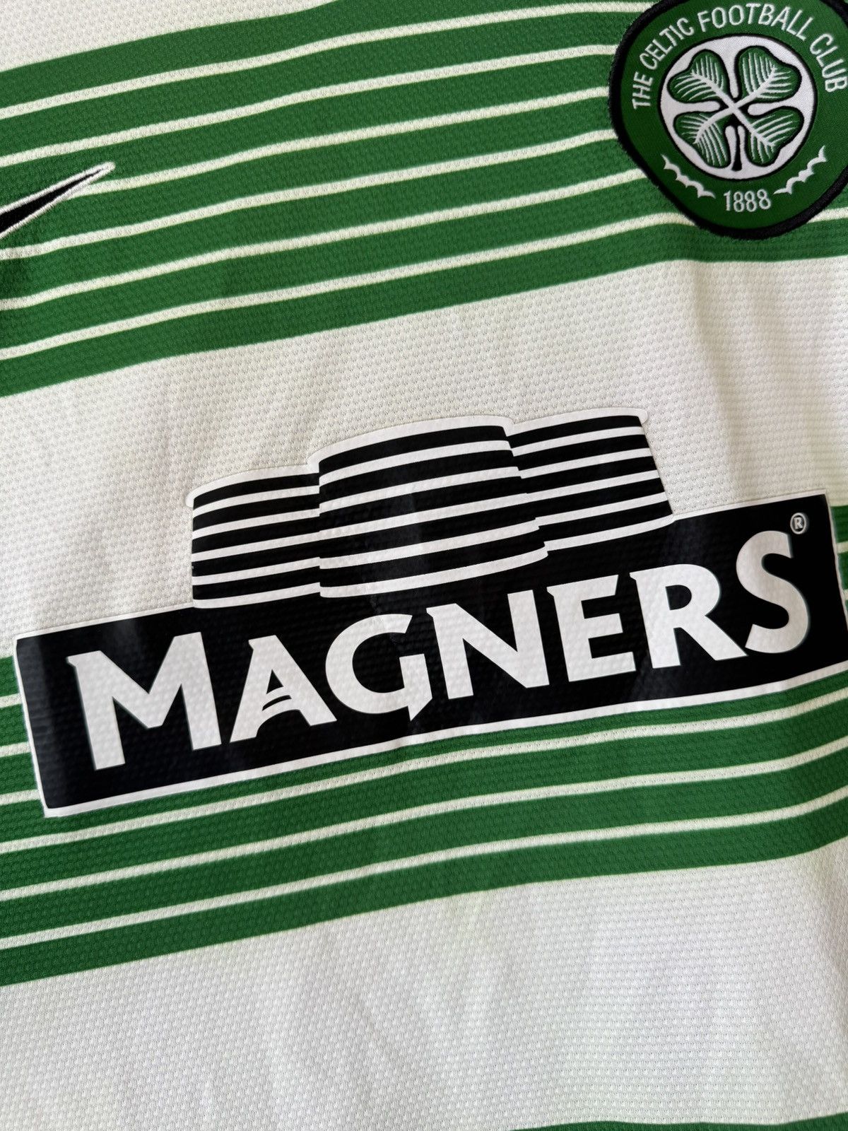 Nike Johansen #25 Celtic 2013-2014 Home Soccer Longsleeve Jersey Size US L / EU 52-54 / 3 - 10 Thumbnail