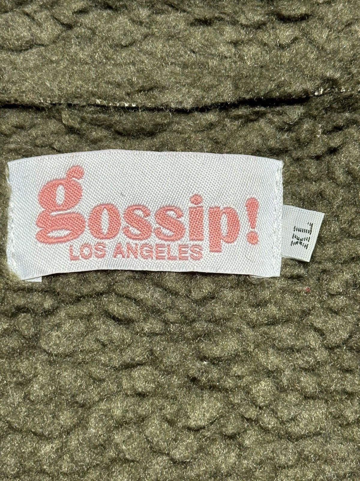 Japanese Brand Gossip ! fleece sherpa jacket Size L / US 10 / IT 46 - 10 Thumbnail
