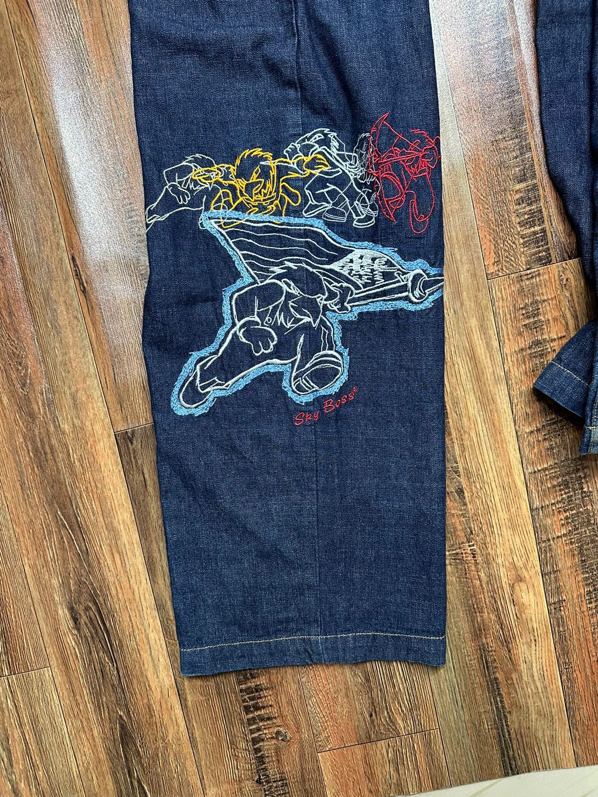Avirex × Vintage Vintage Y2K Avirex NYC hip hop embroidered baggy Size US 32 / EU 48 - 7 Thumbnail