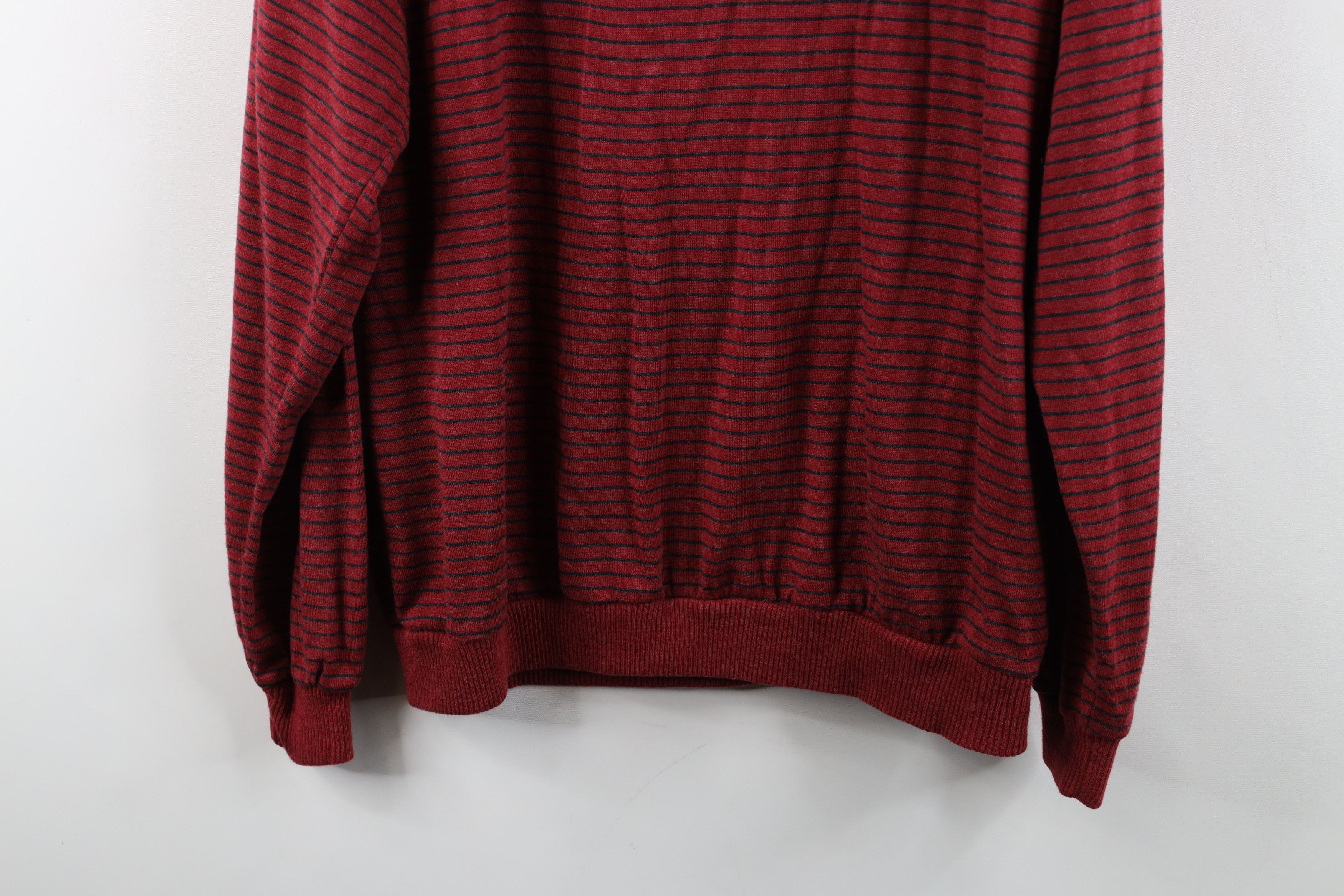 Vintage Vintage 90s Streetwear Blend Knit Striped Pullover T-Shirt Size XL / US 12-14 / IT 48-50 - 10 Thumbnail