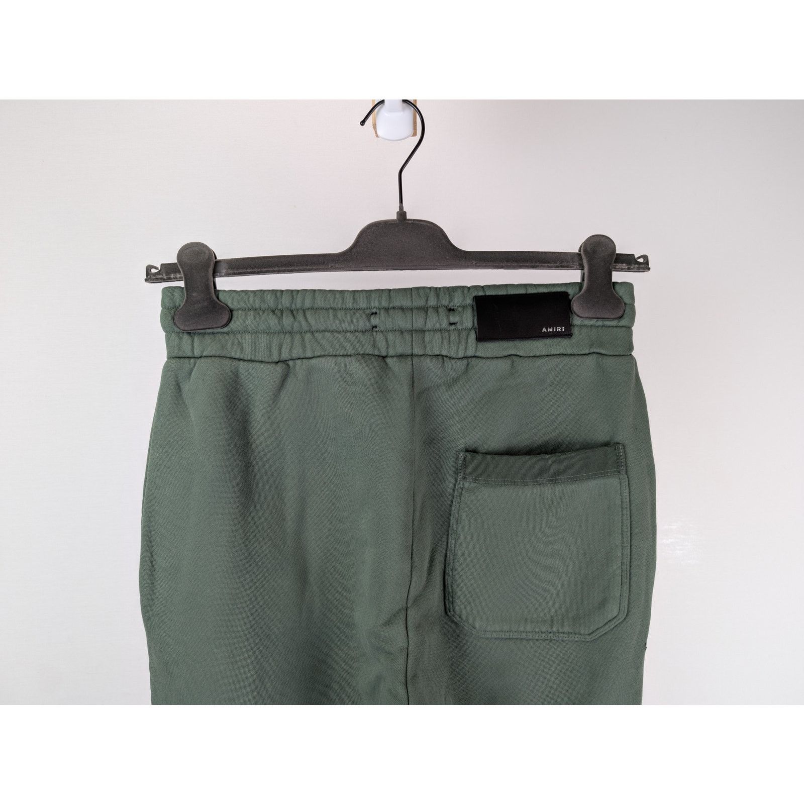 Amiri o1rshd1 Watercolor MA Sweatpants / Joggers in Green/Peach Size US 34 / EU 50 - 13 Thumbnail