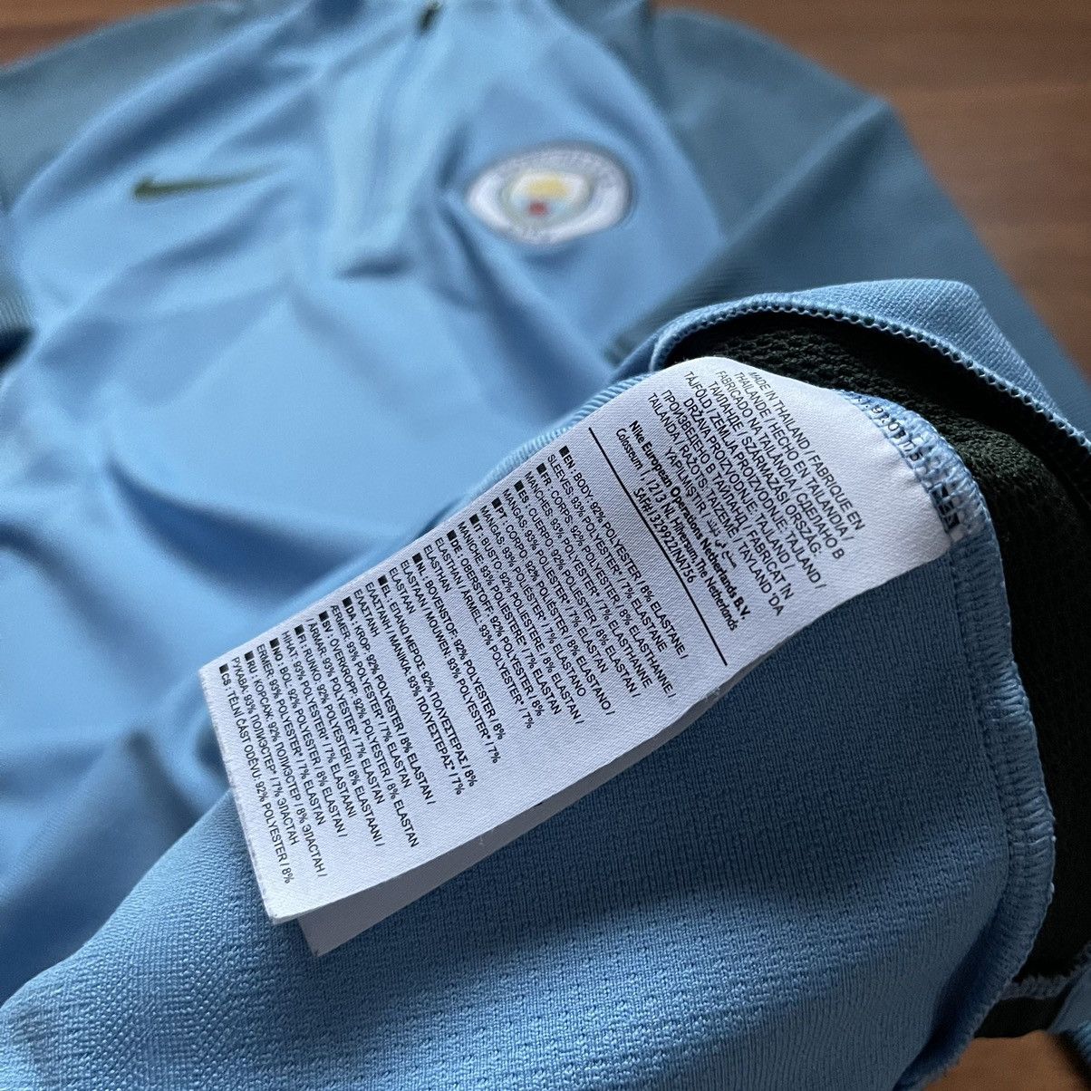 Nike × Vintage MANCHESTER CITY NIKE 2016/2017 FOOTBALL TRAINING TRACK TOP Size US S / EU 44-46 / 1 - 12 Thumbnail