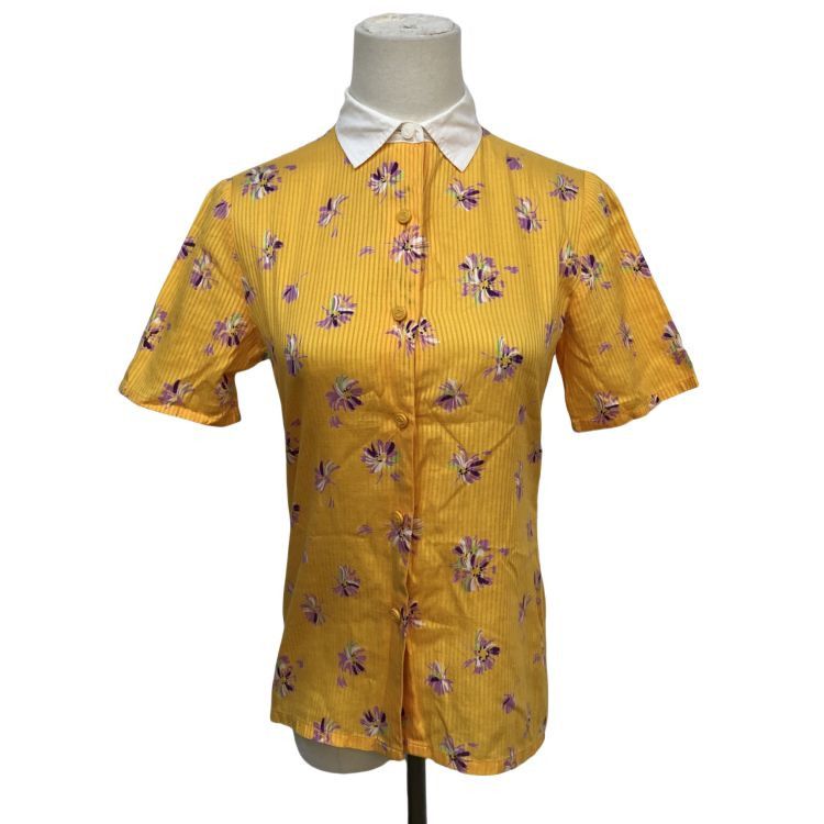 Dior Christian Dior Floral Button Up Shirt S Size S / US 4 / IT 40 - 1 Thumbnail