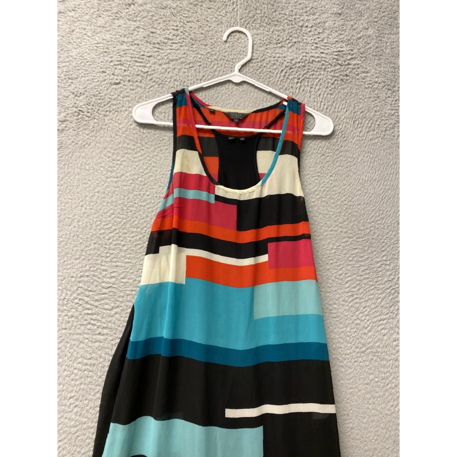 Guess Guess Racer Back Sleeveless Maxi Dress Women XS Colorful Print Size XS / US 0-2 / IT 36-38 - 2 Thumbnail