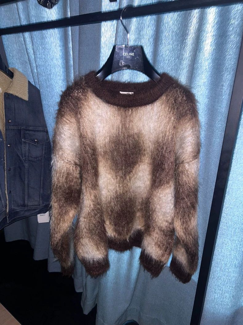 Celine Celine 22FW Brown Brushed Mohair Gradient Sweater 2501-Next Size US XS / EU 42 / 0 - 1 Thumbnail