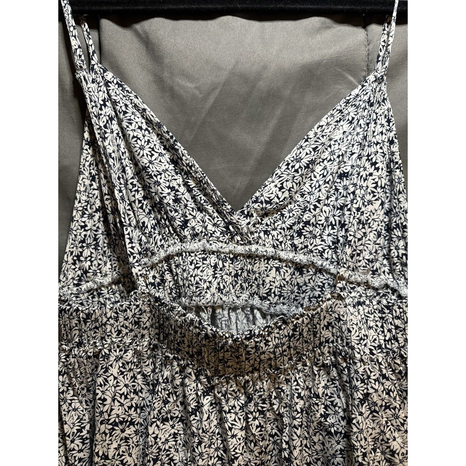Other Cotton Candy LA Women Babydoll Top Scrunched Ruffled Adjusta Size S / US 4 / IT 40 - 9 Thumbnail