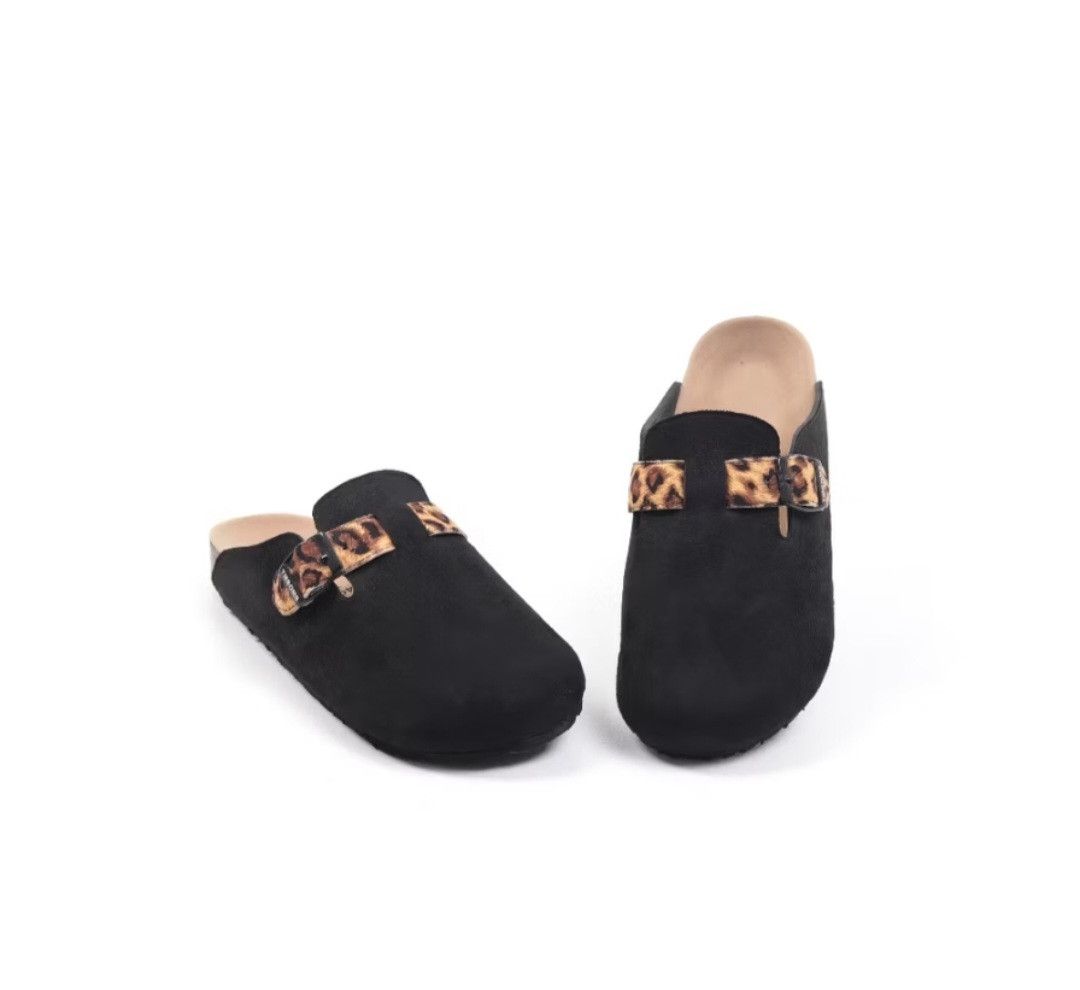 Japanese Brand Leopard black Japanese style sandal Size US 8 / EU 41 - 4 Thumbnail