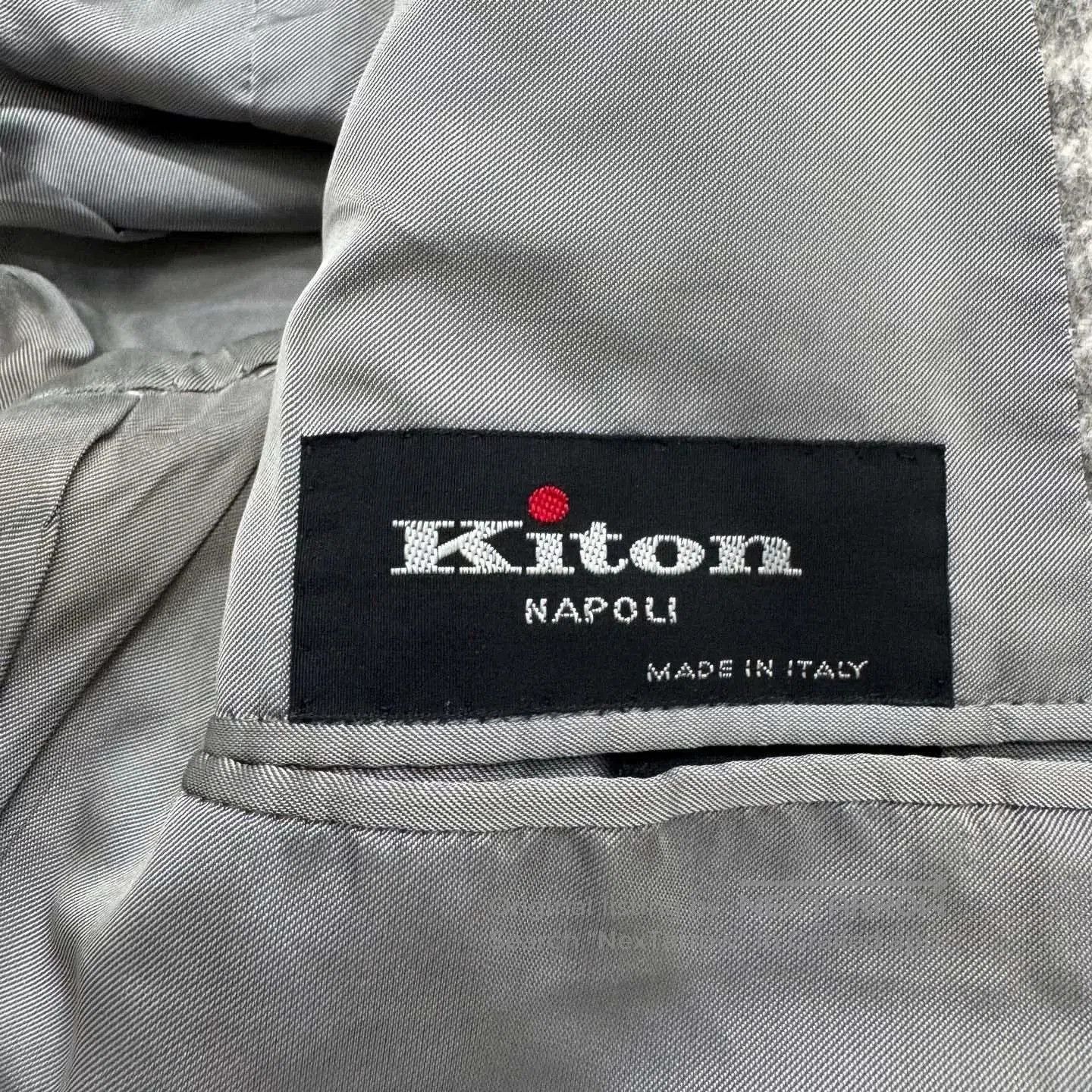 Kiton Kiton Wool Checkered Suit Jacket Size 48. Size US M / EU 48-50 / 2 - 3 Thumbnail