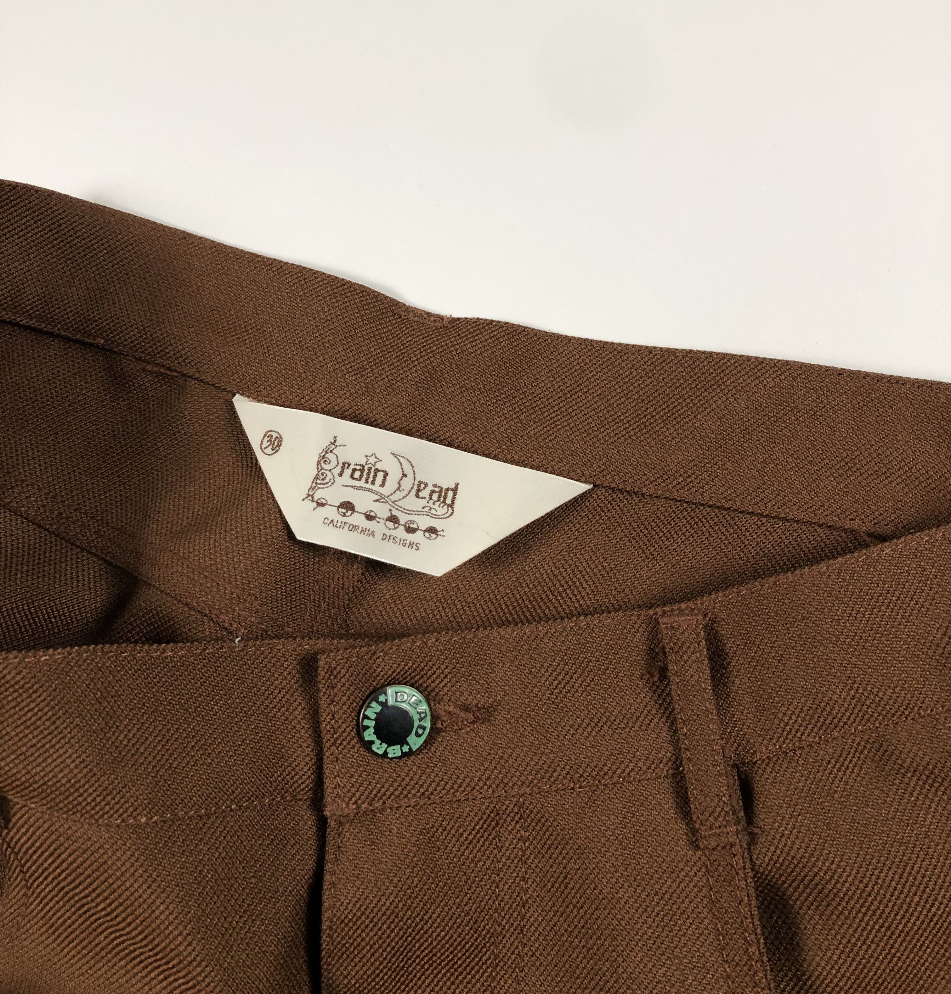 Brain Dead Brain Dead Serge Wool Double Knee Utility Pants Size US 30 / EU 46 - 7 Thumbnail