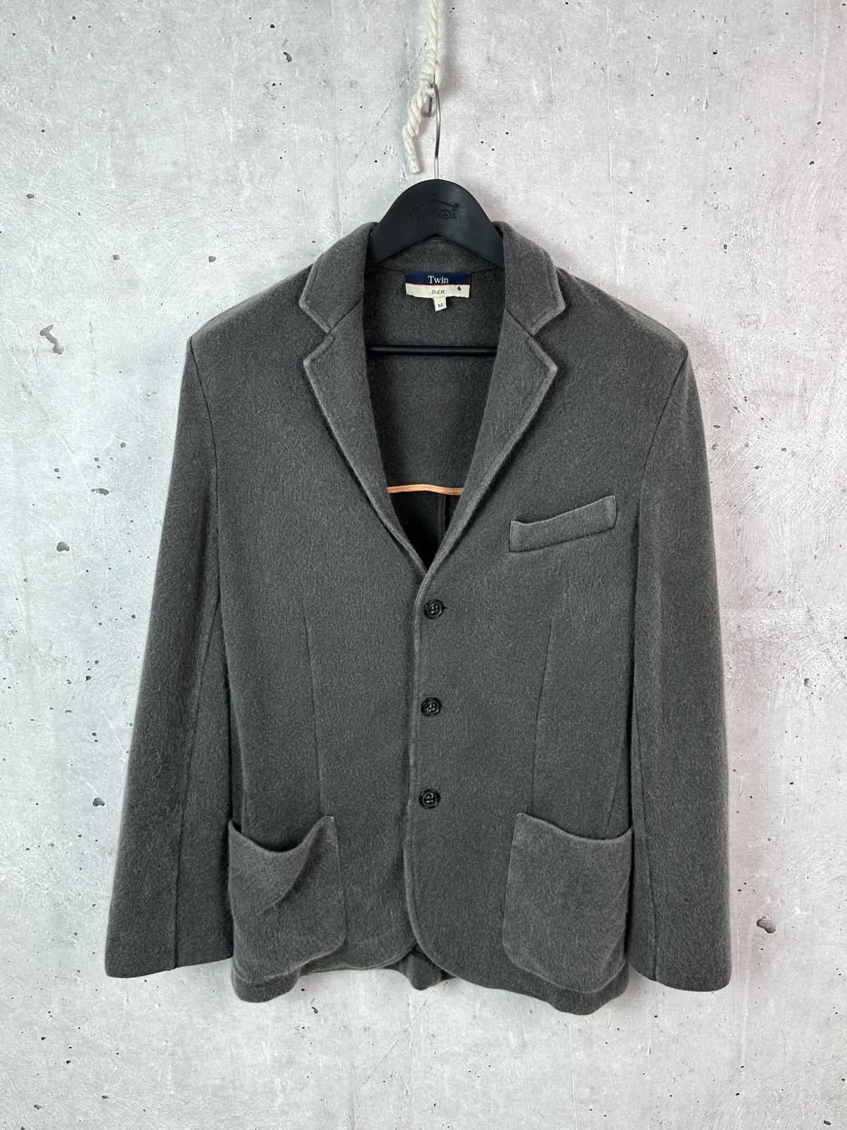 Twin D.D.M Cashmere Made in Italy Grey Men’s Blazer-Jacket