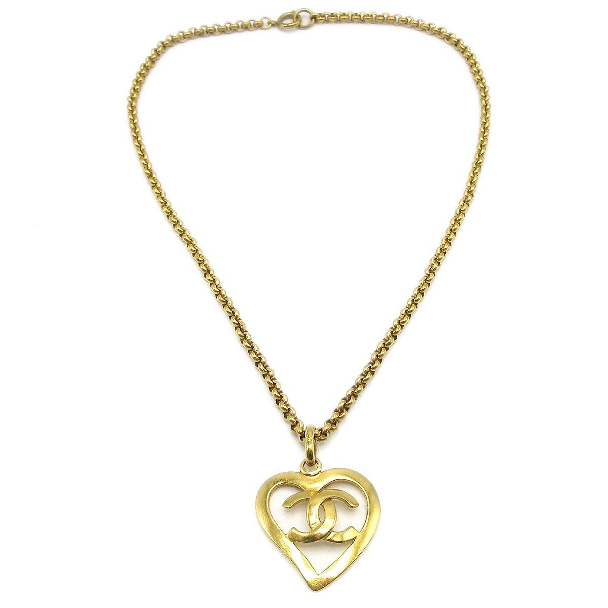 Chanel Chanel CC Heart Pendant Metal Size ONE SIZE - 1 Thumbnail