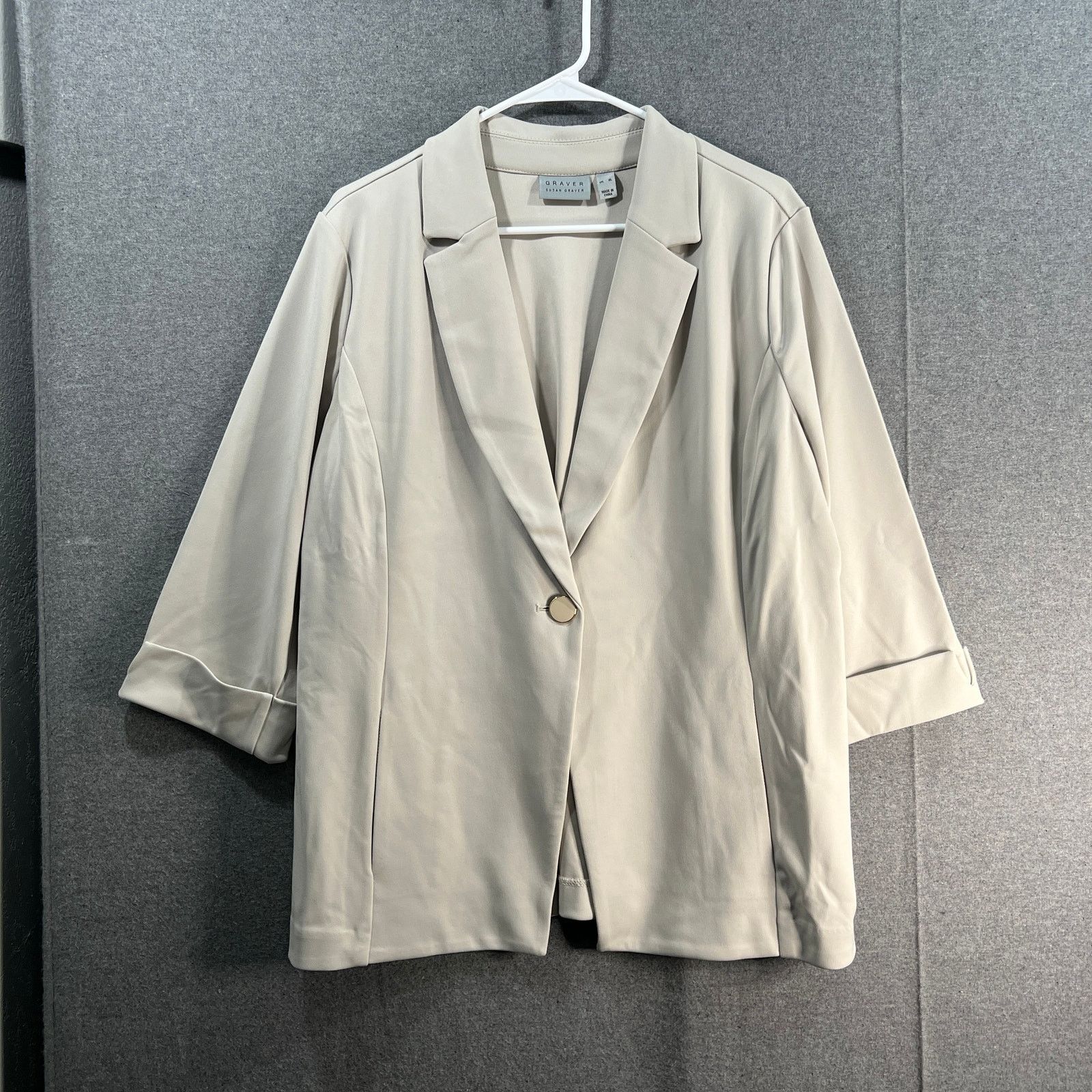 Other GRAVER Susan Graver LK Fusion 3/4 Slv Cutaway Size XL / US 12-14 / IT 48-50 - 1 Thumbnail