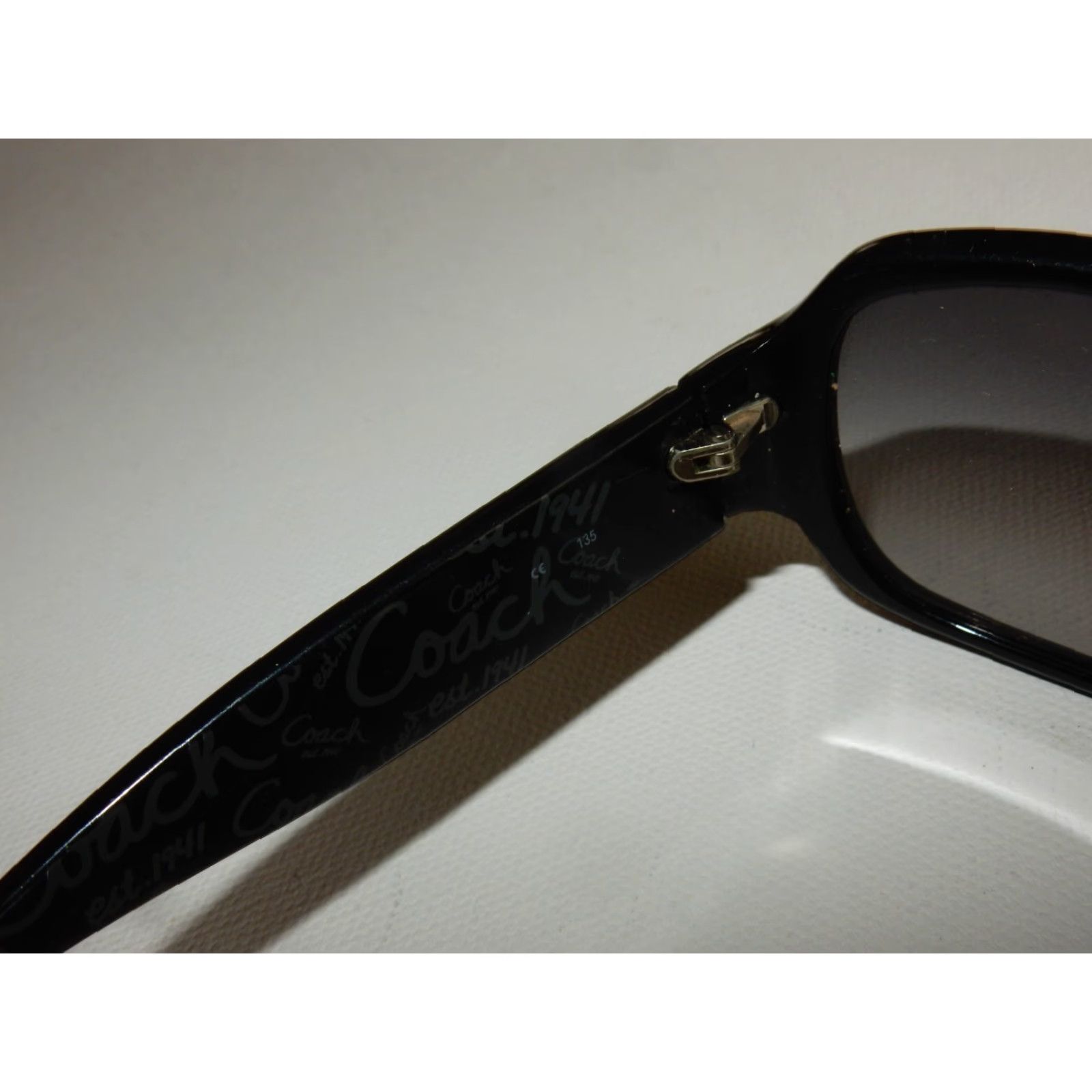 Coach Coach Women’s Sunglasses Black 57mm UV Protection Retro Fashion Accessories Size ONE SIZE - 5 Thumbnail