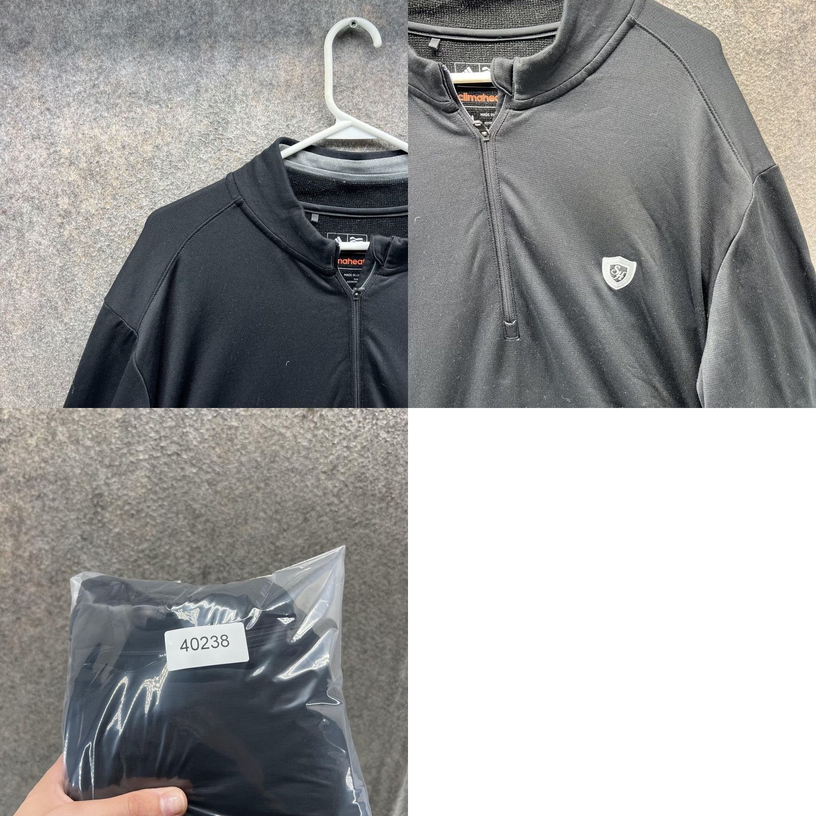 Adidas Adidas Climaheat Pullover Mens 2XL Black 1/4 Zip Golf Thermal Top Athletic Size US XXL / EU 58 / 5 - 8 Thumbnail
