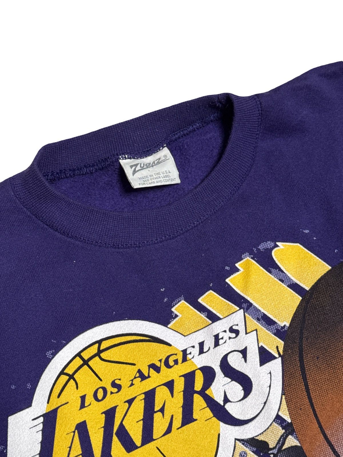 Zubaz Vintage Los Angeles Lakers crewneck Size US XL / EU 56 / 4 - 3 Thumbnail