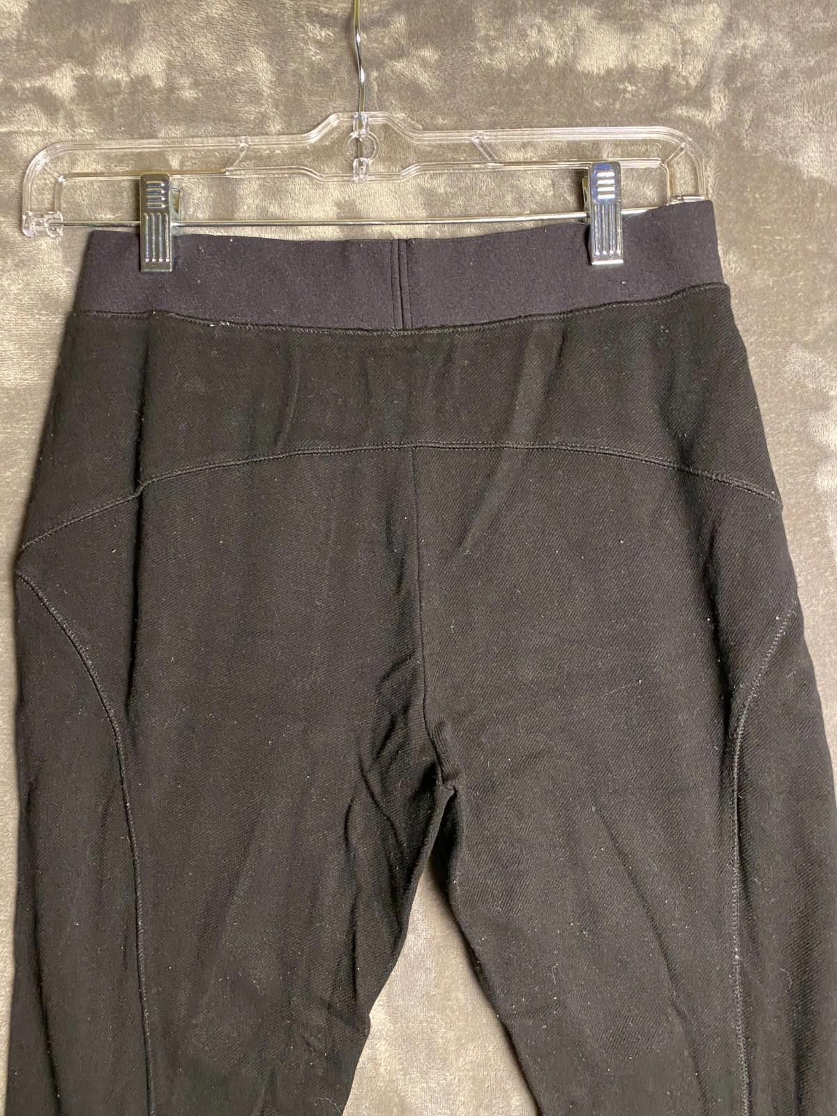 Designer Rachel Rachel Roy Straight Leg Legging Pants Sz S Black (B18 Size 28" / US 6 / IT 42 - 6 Thumbnail