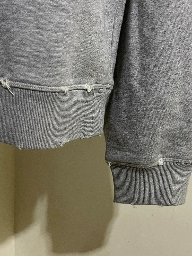 Loewe loewe Embroidered ripped gray sweatshirt 2503-Nextarrow Size US M / EU 48-50 / 2 - 6 Thumbnail