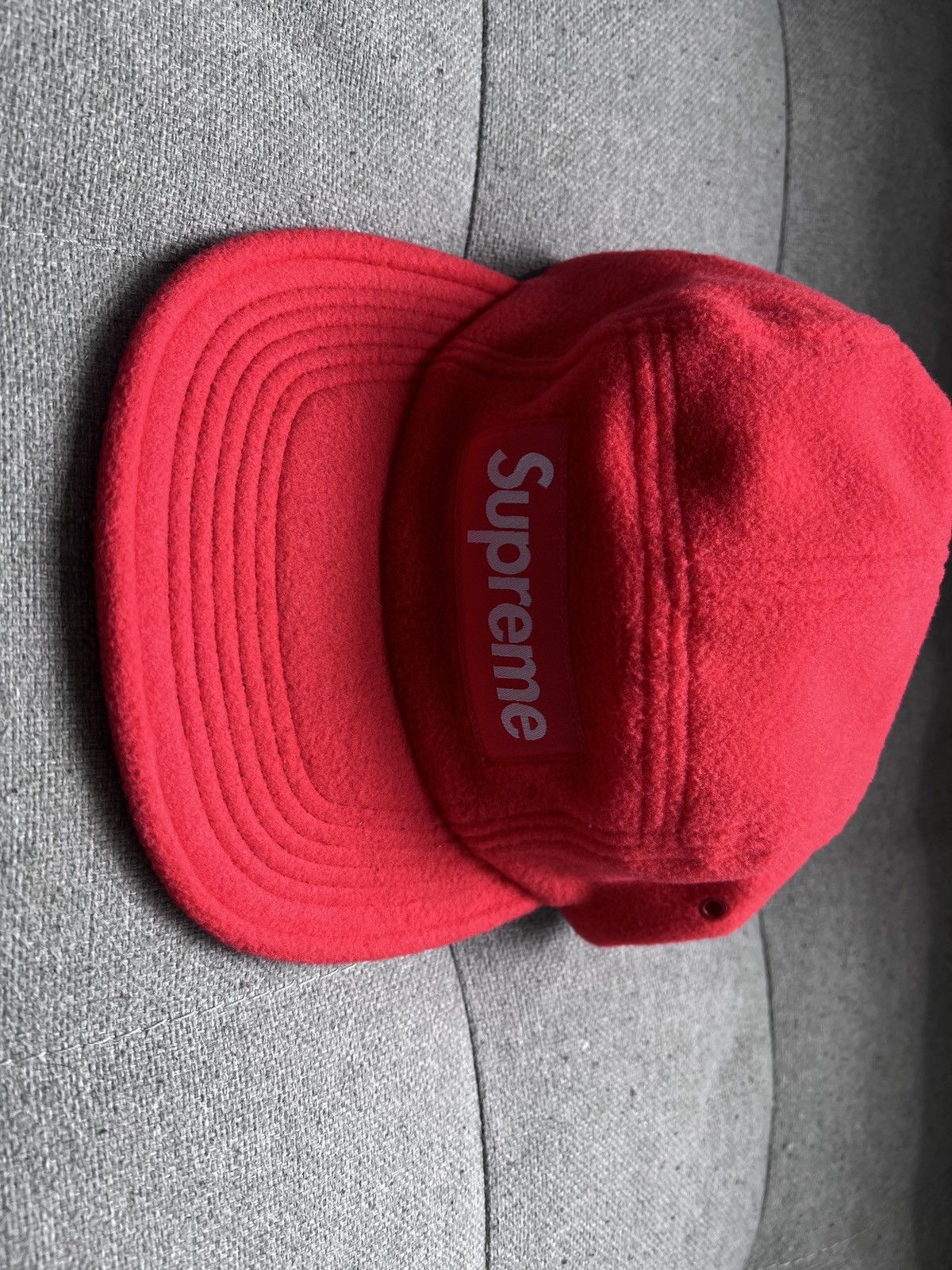 Supreme supreme fleece pullcord camp cap | Grailed