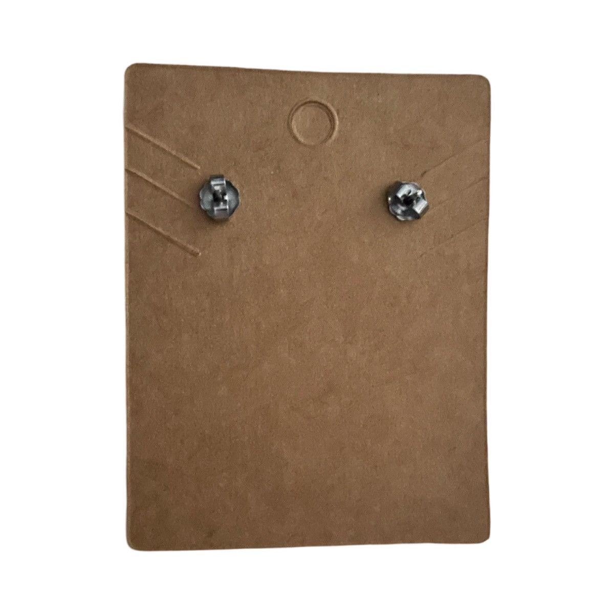 Handmade × Native Black and white polka dot fabric stud earrings Size ONE SIZE - 2 Thumbnail