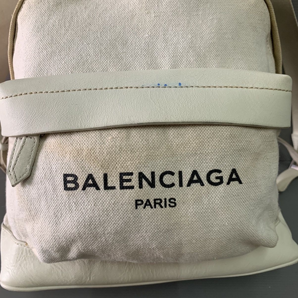 Balenciaga Balenciaga Canvas Backpack Bag Size ONE SIZE - 4 Thumbnail