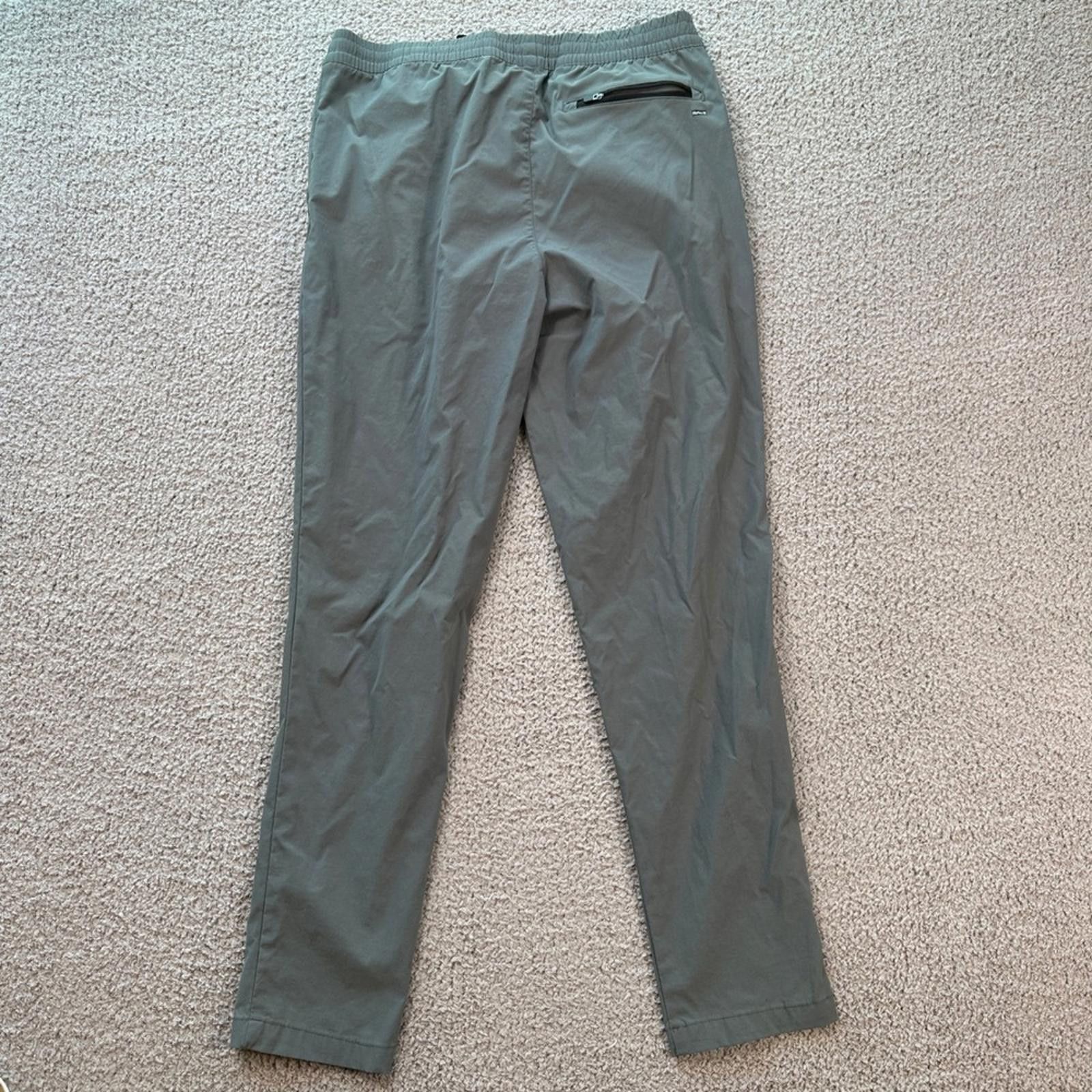 Hurley Hurley Mens Track Pants Joggers L Gray Zip Pockets Athletic Size US 34 / EU 50 - 2 Thumbnail
