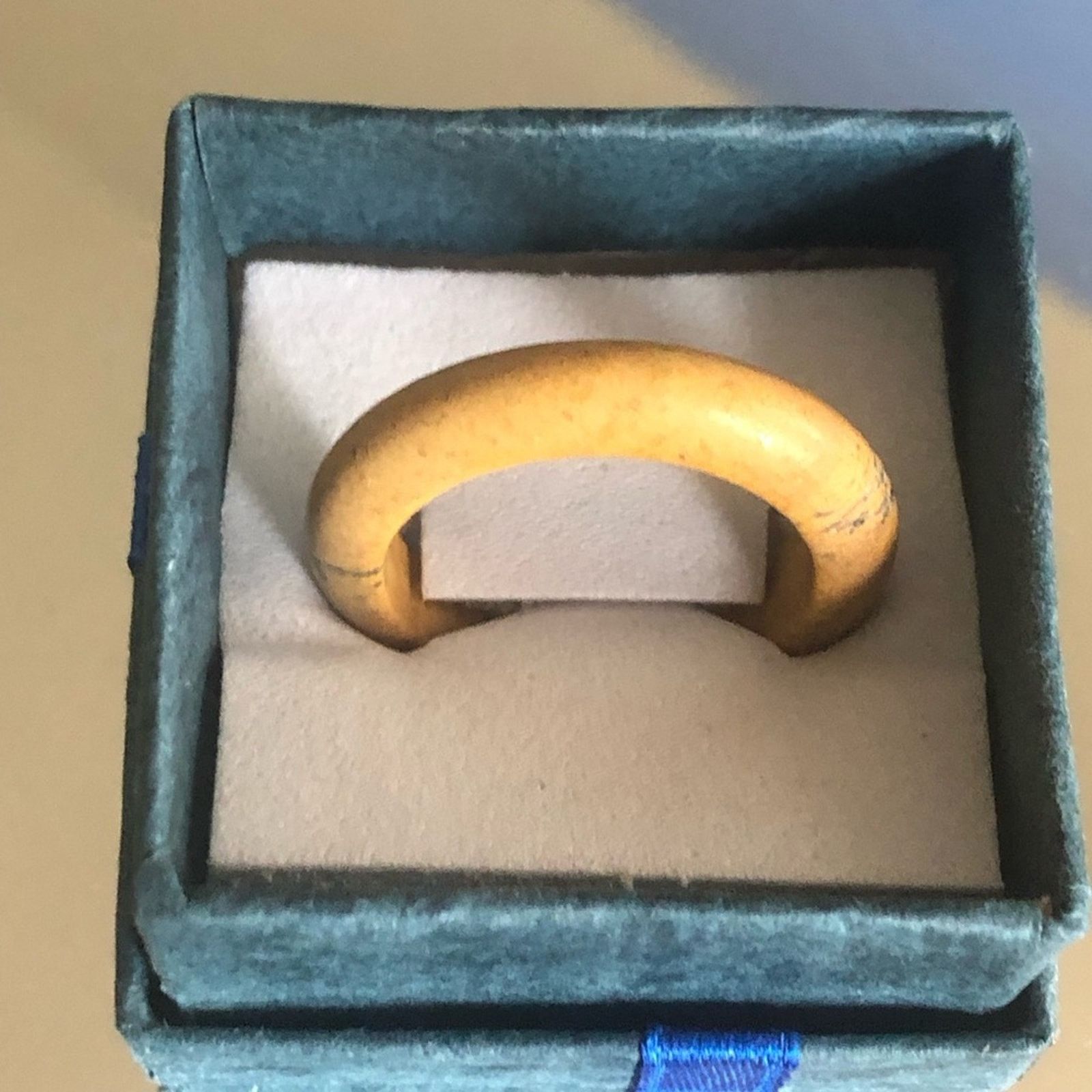 Handmade Handcrafted genuine picture jasper stone band ring 8.5 Size ONE SIZE - 4 Thumbnail