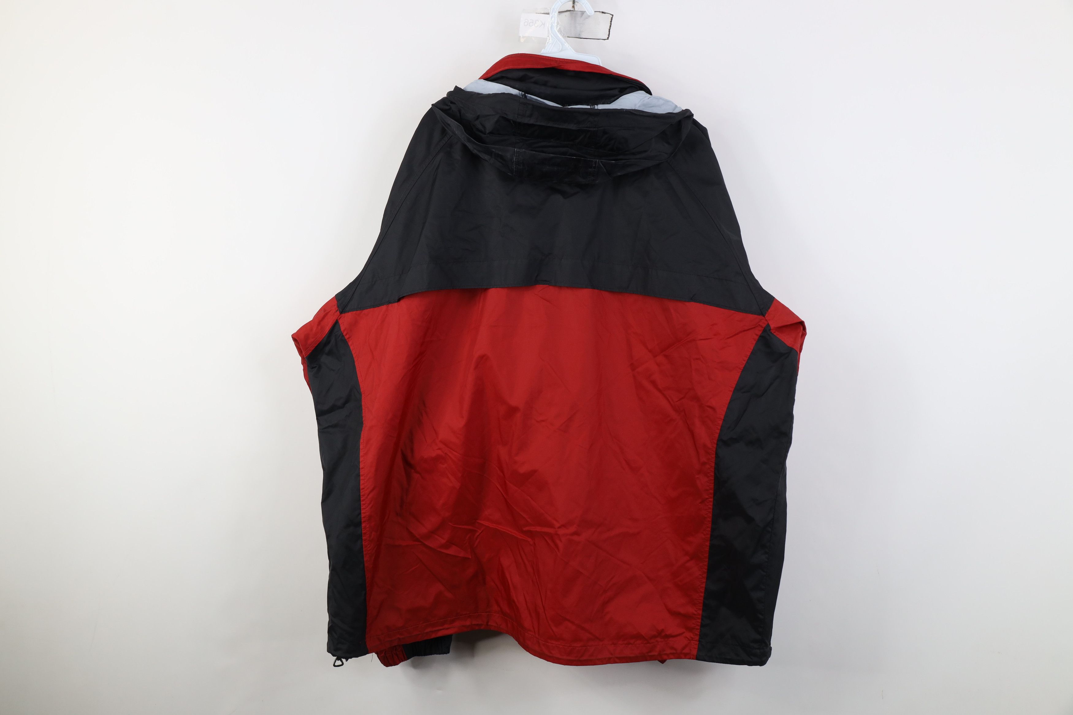 Columbia Vintage Columbia Packable Hooded Rain Windbreaker Jacket Red Size US XXL / EU 58 / 5 - 12 Thumbnail