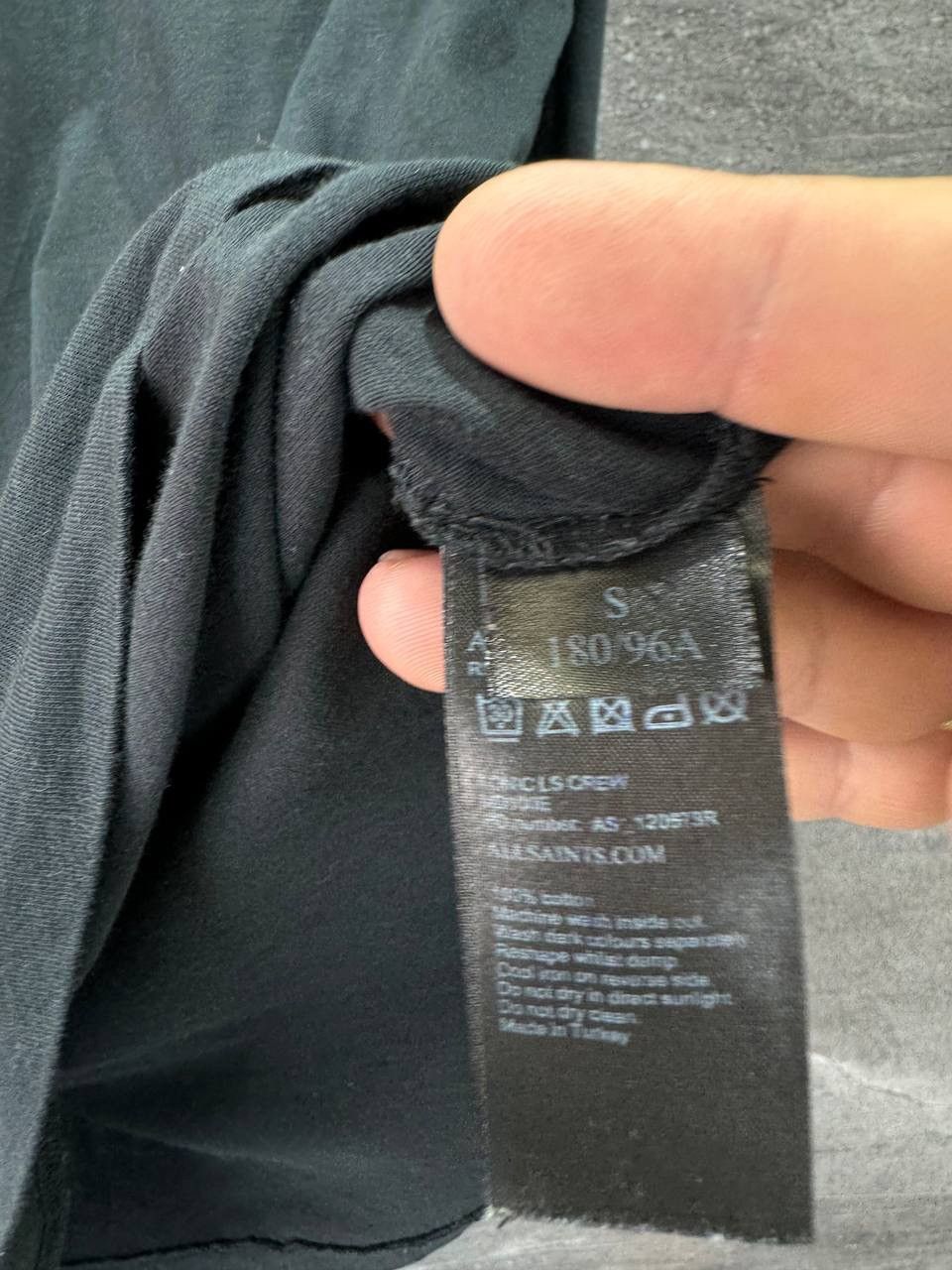 Allsaints AllSaints Ls Tonic Crew Black Mens Size S Size US S / EU 44-46 / 1 - 6 Thumbnail