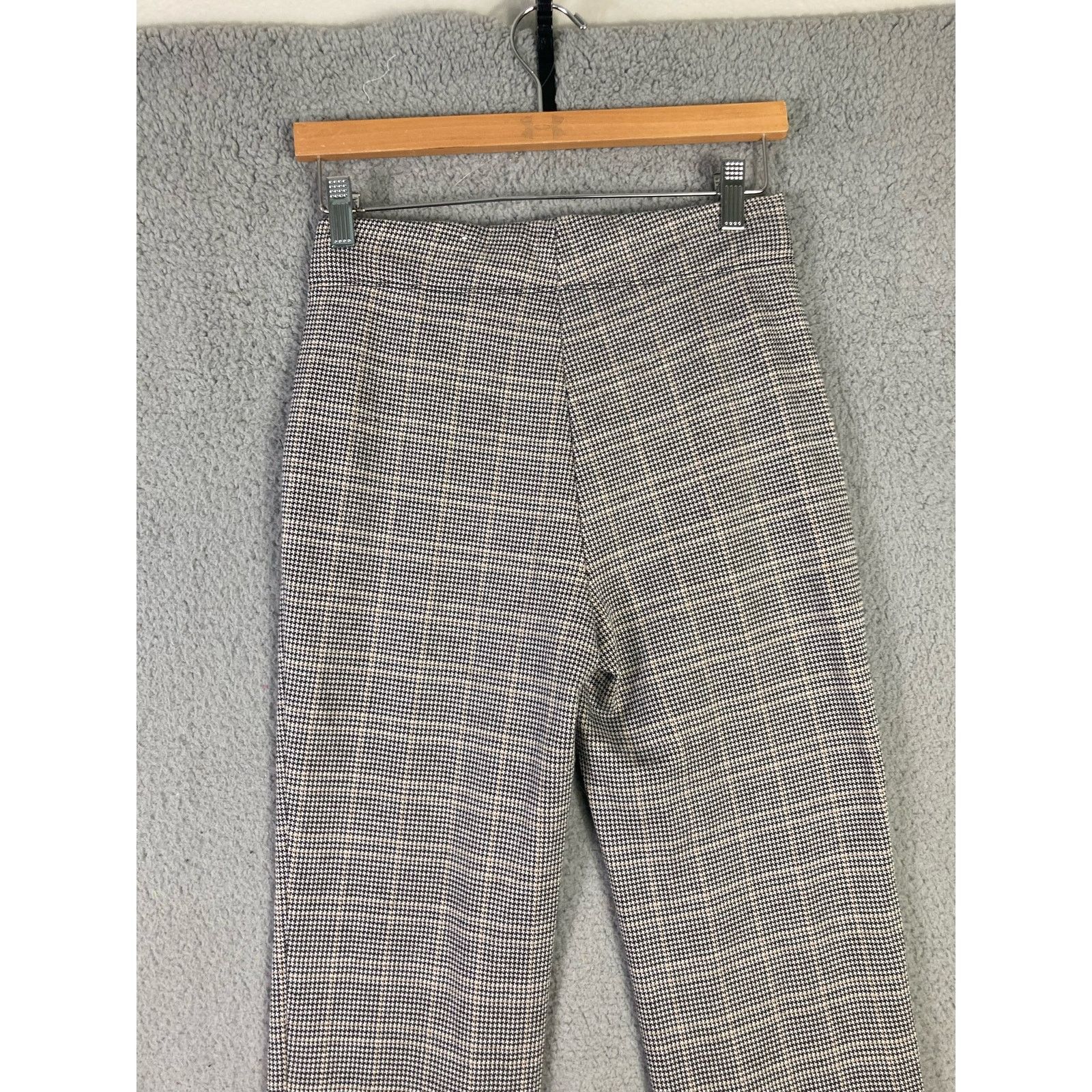 Other Max Studio Women's Plaid Slim Dress Pants Gray Size Small Size 26" / US 2 / IT 38 - 9 Thumbnail