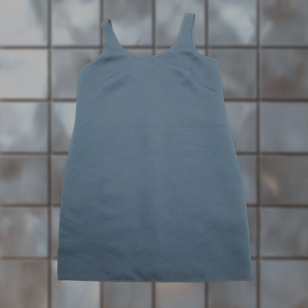 Armani Exchange Armani Exchange Dress Womens 6 Blue Sleeveless Scoop Neck Sheath Lined Mini Size M / US 6-8 / IT 42-44 - 1 Thumbnail