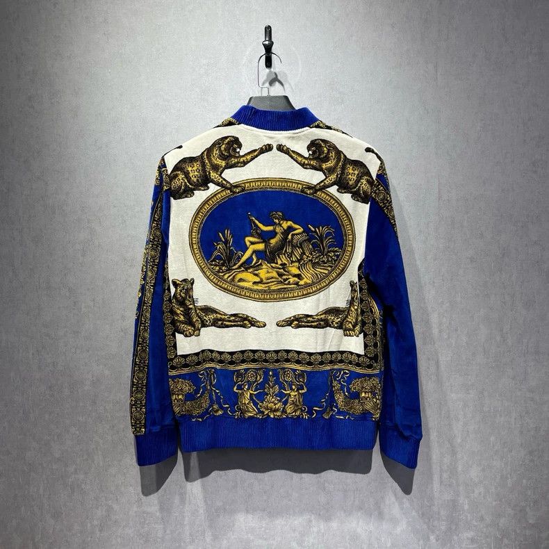Versace Versace Baroque print jacket coat Size US L / EU 52-54 / 3 - 2 Thumbnail