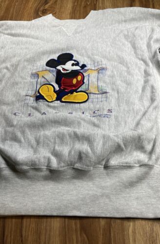 Mickey Mouse Mickey Mouse Sweatshirt Embroidered Classics Vintage Size US L / EU 52-54 / 3 - 2 Thumbnail
