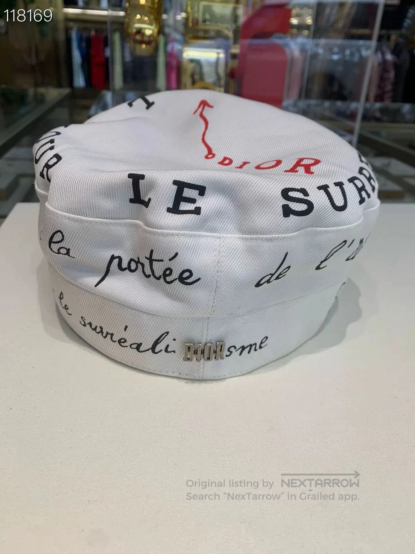 Dior Dior Limited Edition Graffiti Sailor Newsboy Cap. Size ONE SIZE - 4 Thumbnail