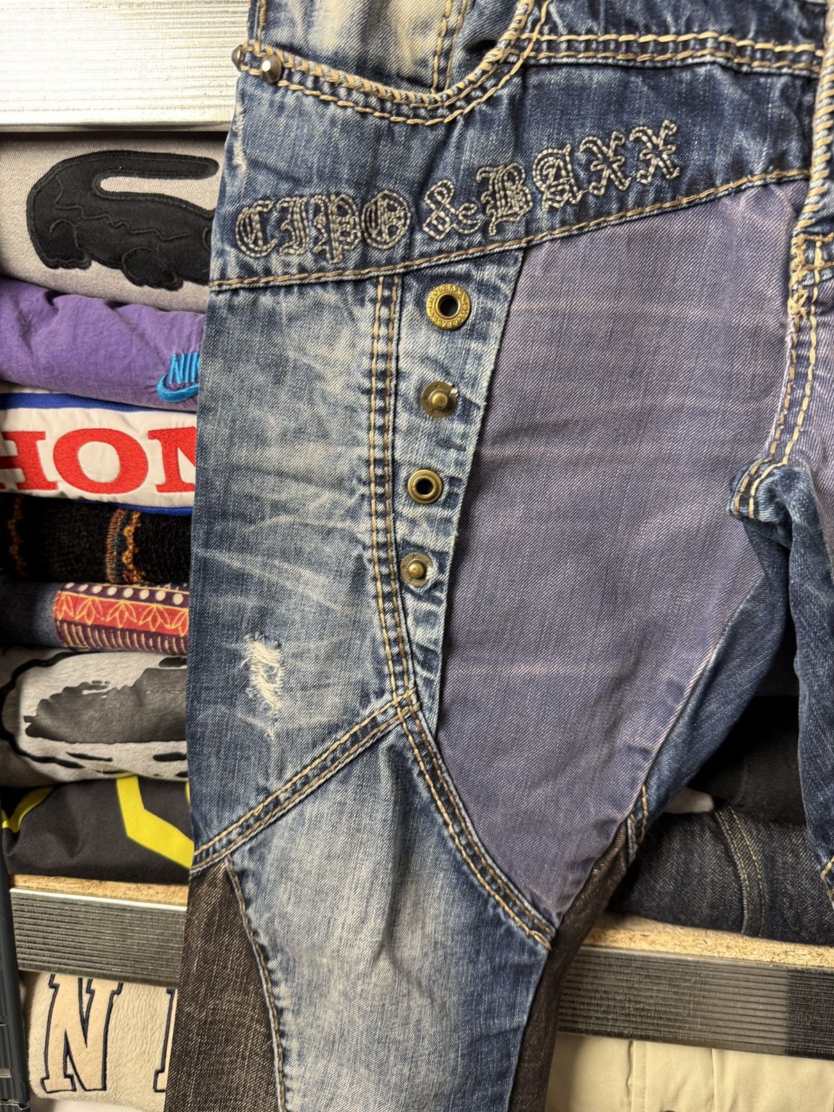 If Six Was Nine Vintage y2k Kapital style patchwork jeans avant garde Y2k Size US 32 / EU 48 - 6 Thumbnail