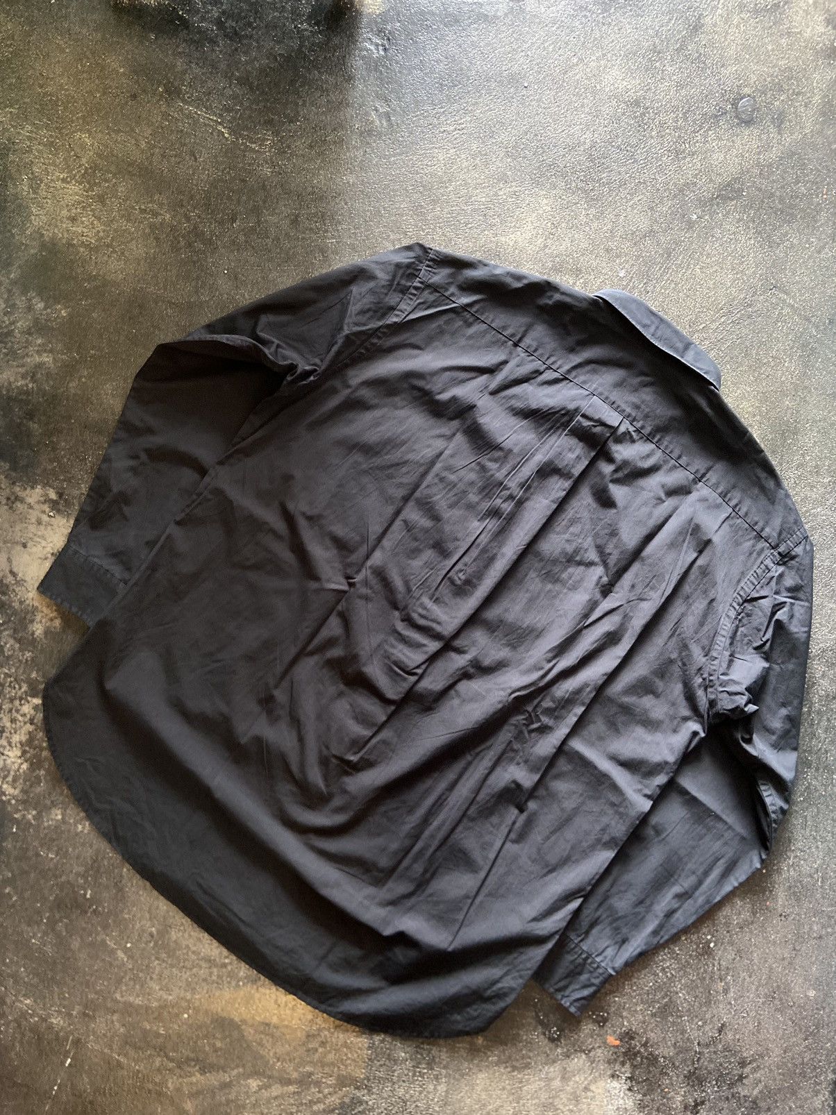 Designer × Jil Sander × Uniqlo JIL Sander X Uniqlo Oversized Shirt Black Size US L / EU 52-54 / 3 - 9 Thumbnail